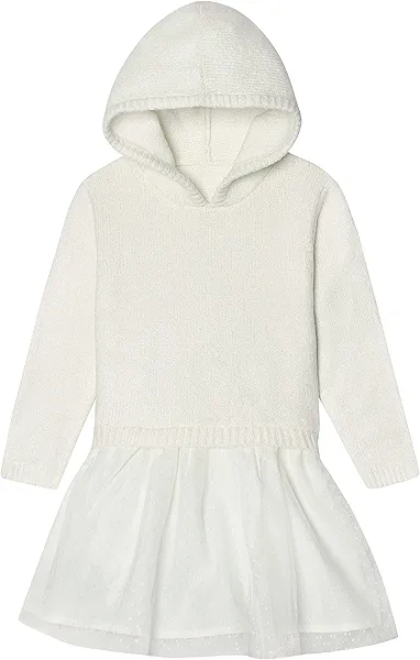 Gerber Baby and Toddler Girls Sweater Dress with Tulle Skirt