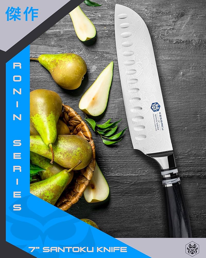 Amazon | Kessaku 7インチ 三徳包丁 - Roninシリーズ - 日本製 Amazon | Kessaku 7インチ 三徳包丁 - Roninシリーズ - 日本製