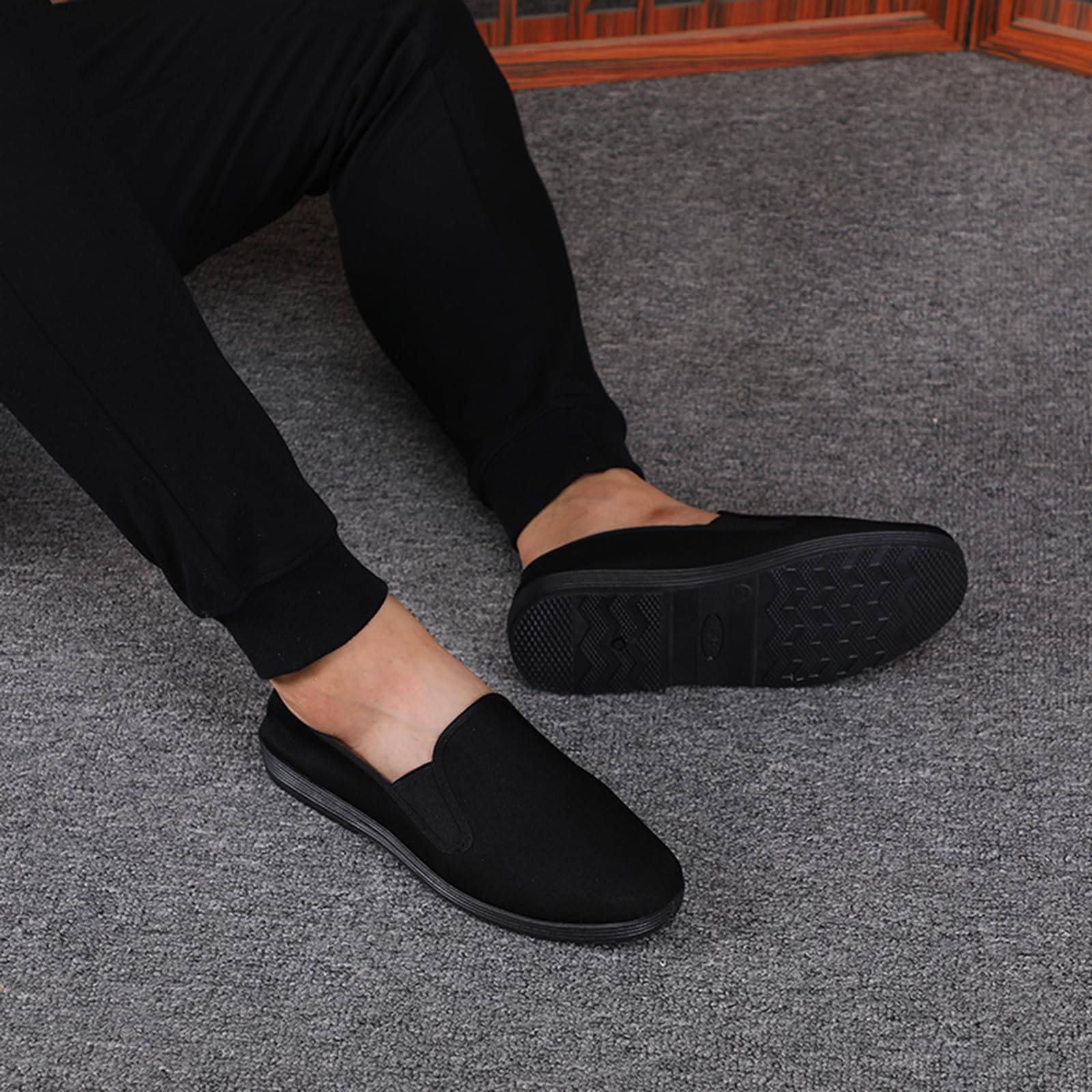 Zapatilla Kung-Fu Lona Mujer,Zapatos De Kung Fu Tradicionales Chinos,Zapatillas Chinas De Kung Fu Tai Chi,AbsorcióN De Impactos Ligera,CóModo Transpirable,Adecuado Para Uso Interior/Exterior
