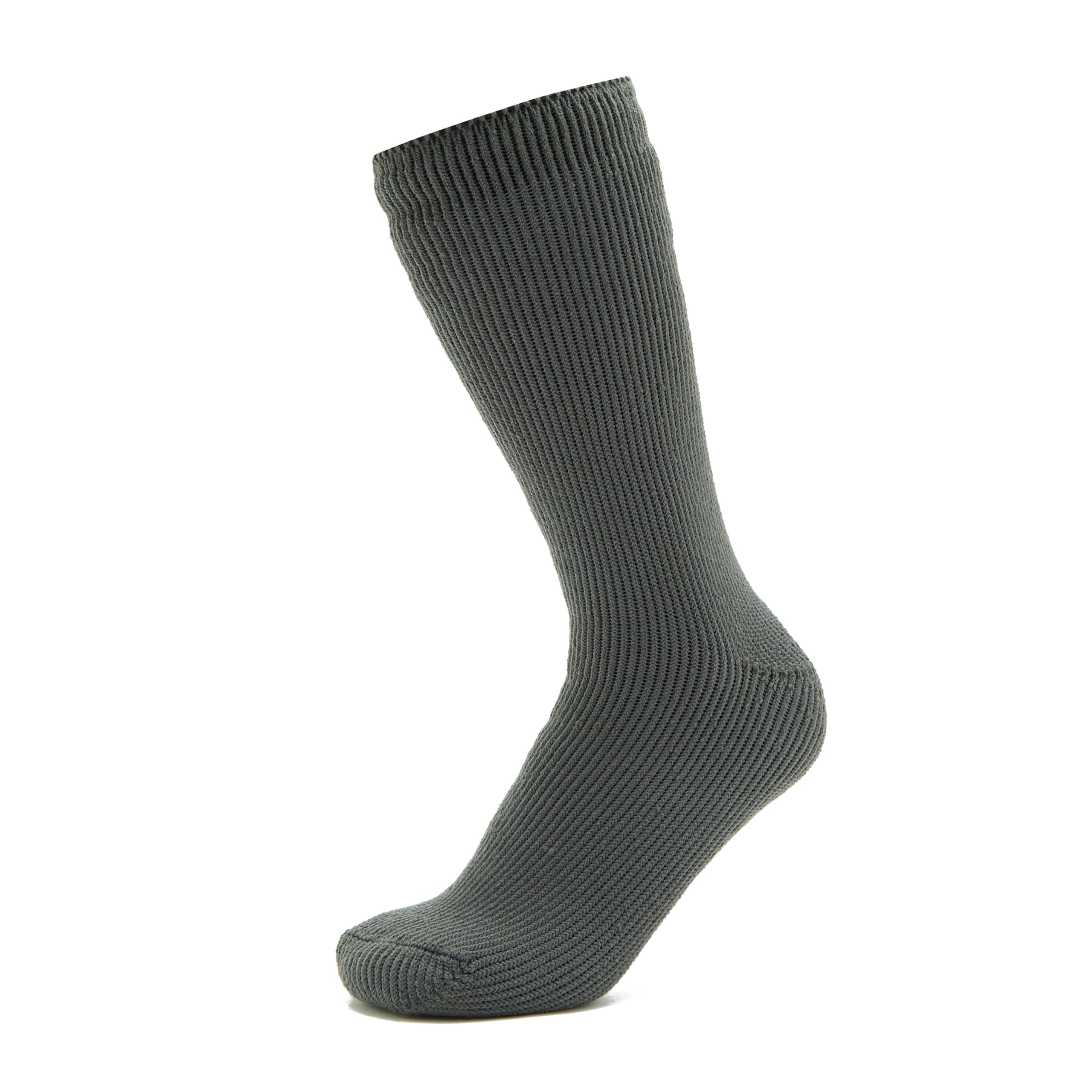 Peter Storm Men's Thermal Socks, Moisture Wicking, 89% Acrylic, 10% Polyester, 1% Elastane (Dark Grey)