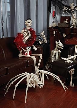 Crazy Bonez Large Skeleton Spider