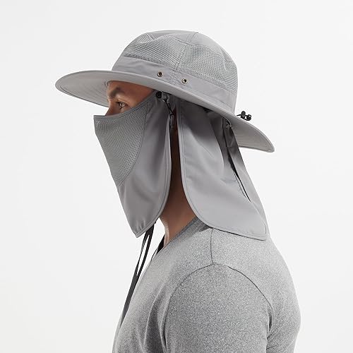 Miniatura 4 de Keya Boonie - Sombrero con solapa para el cuello, para hombres y mujeres, protección solar, sombrero de ala ancha