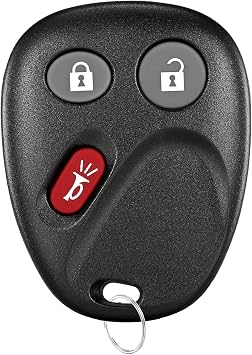 Key Fob Replacement Fits for Chevy Escalade Avalanche Equinox SilveradoTahoe SSR Suburban 2003 2004 2005 2006 Gmc Sierra 1500 2500 3500 Yukon/Yukon XL Hummer H2 Pontiac Keyless Entry Control LHJ011