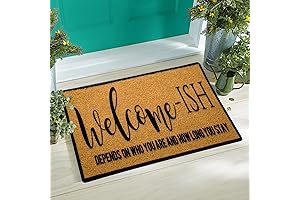 Welcome-ish: The Front Door Mat That Doesn't Hide Its True Feelings