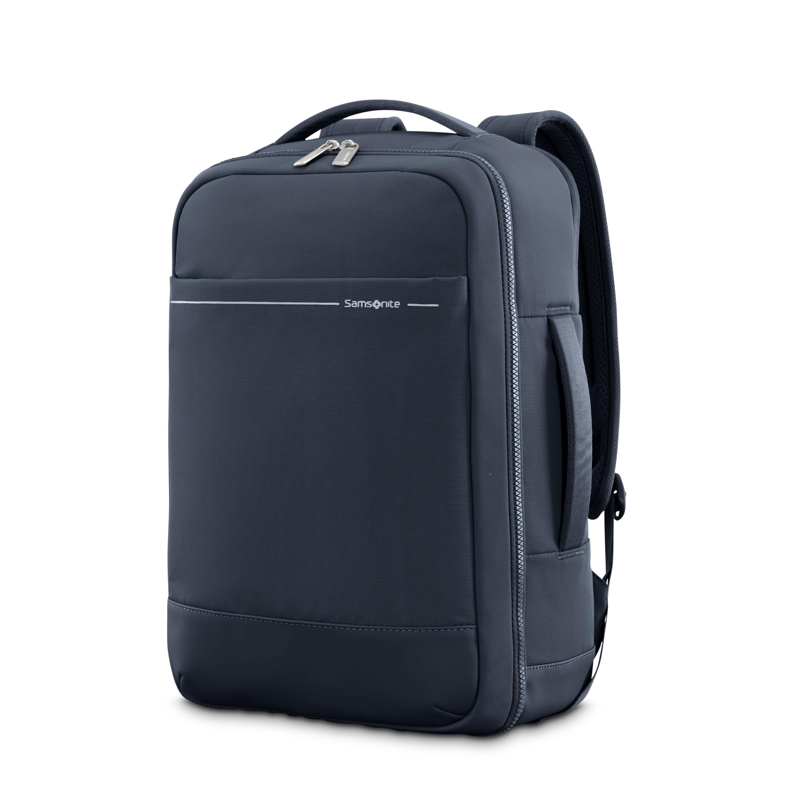 Samsonite Better Than Basic Travel Backpack - Lightweight Carry On Backpack Sized To Fit Under Most Airline Seats - Midnight Blue