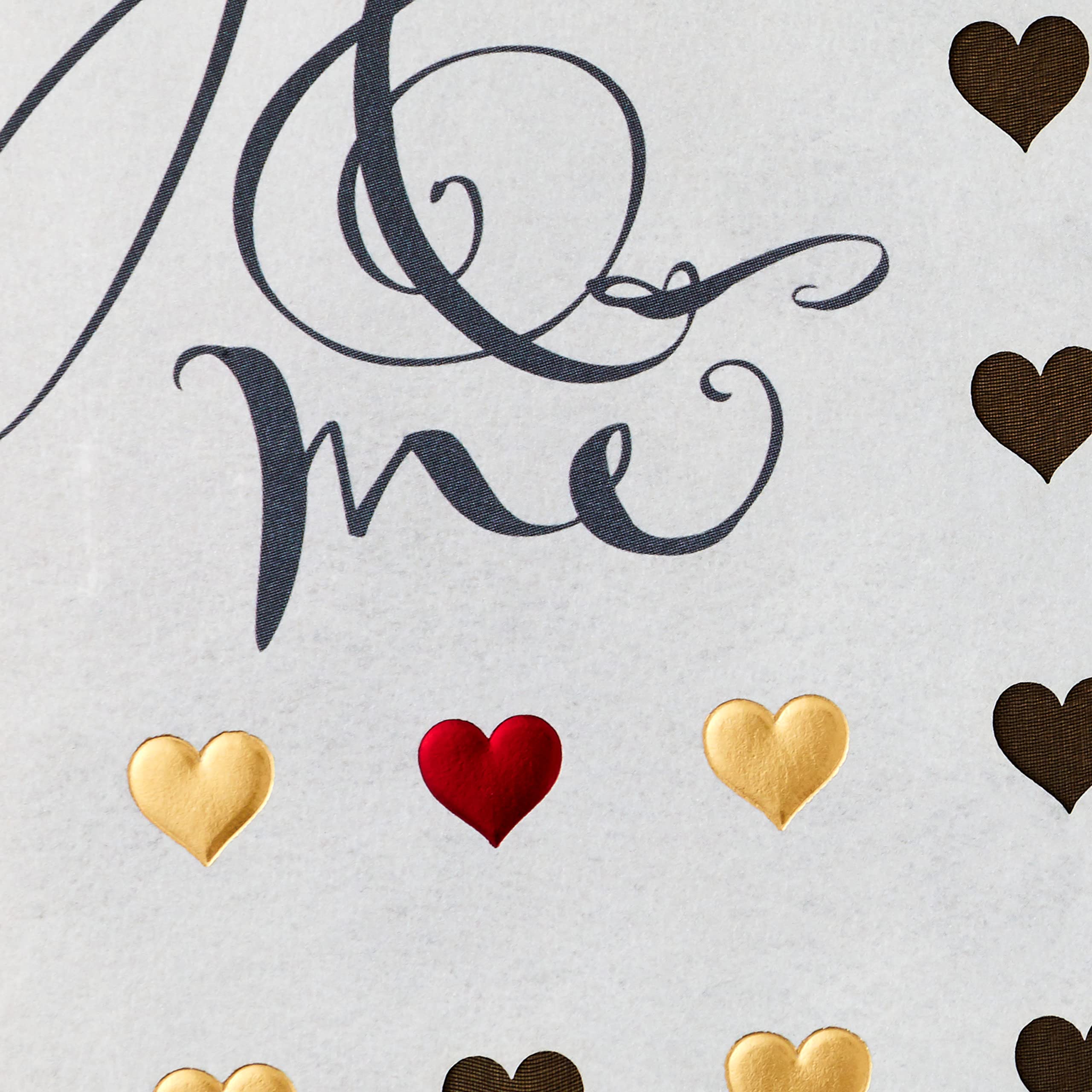 Hallmark Mahogany Love Anniversary Card – Strawberries & Cream Design, Glitter & Gems, With Envelope