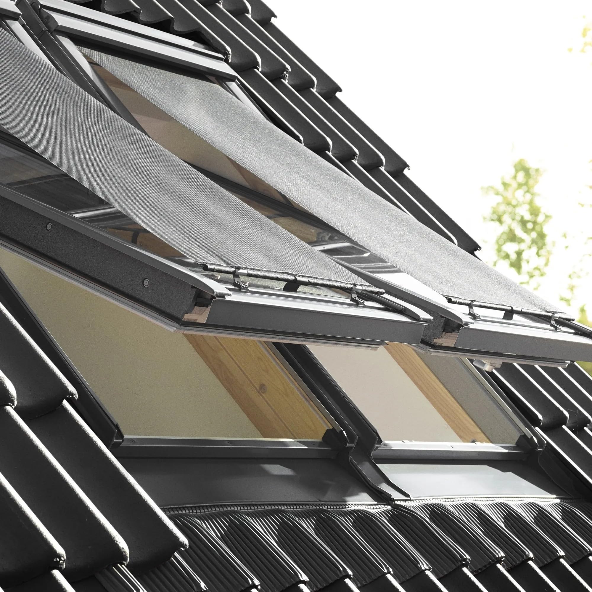 Itzala Tenda Parasole Esterna per VELUX MK08|M08|MK06|M06|MK04|M04|304 | Protezione calore, luce filtrante, zero manutenzione