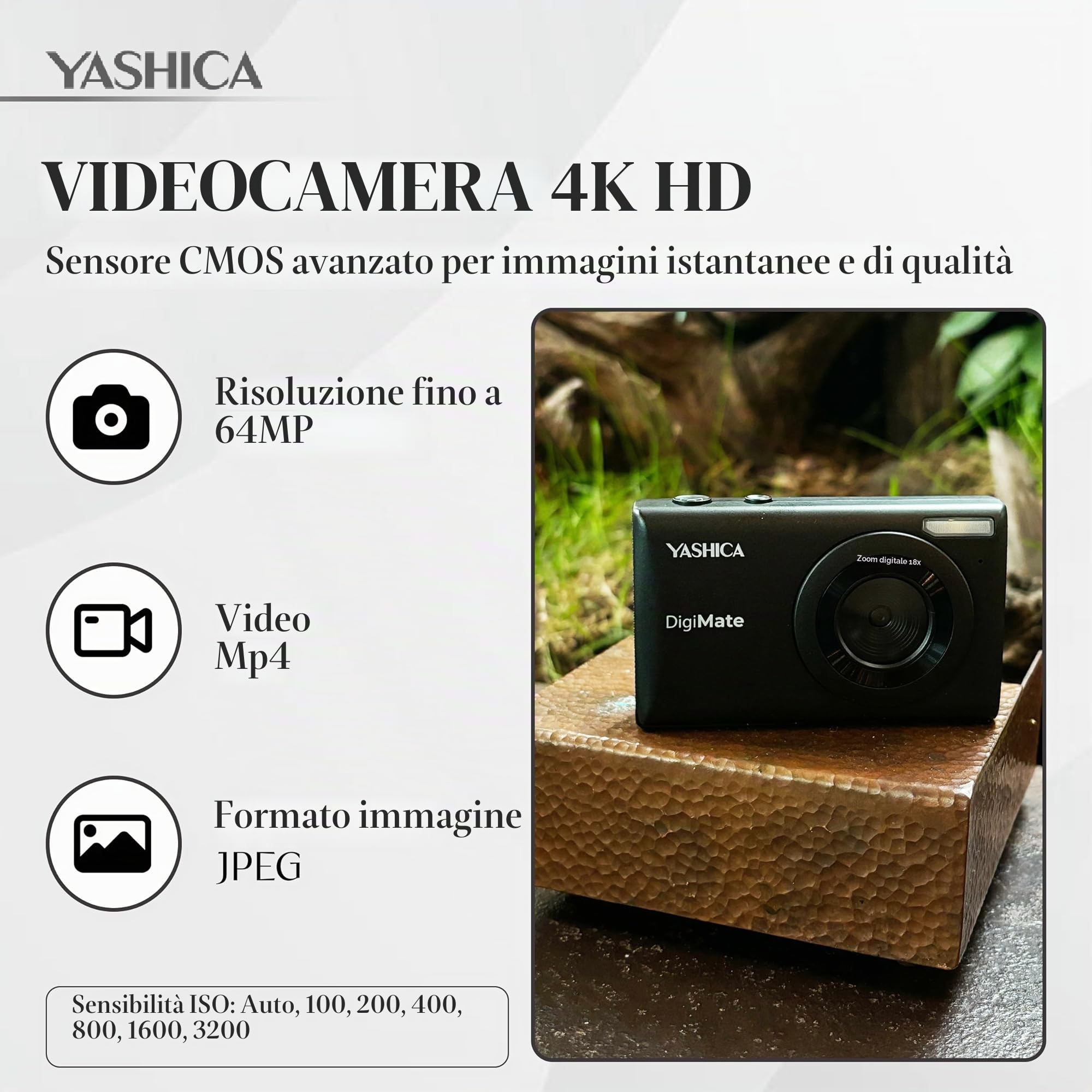 Yashica DigiMate 100 Nero