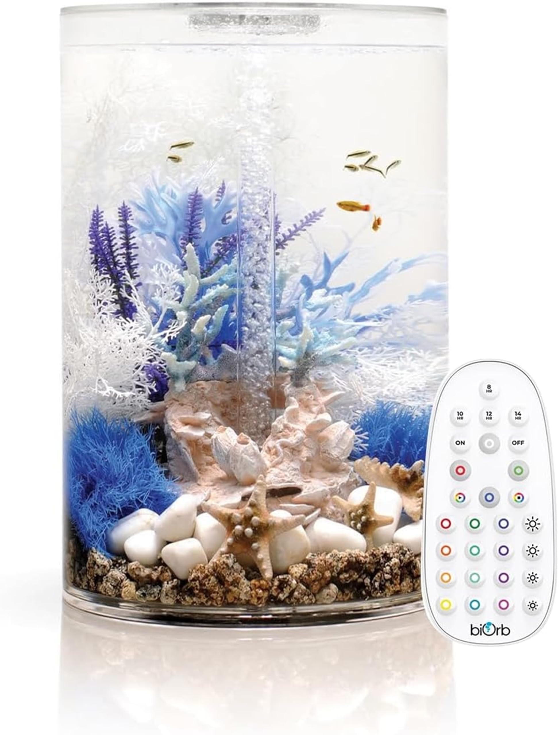 biOrb Tube White MCR LED-lit Aquarium - 30L