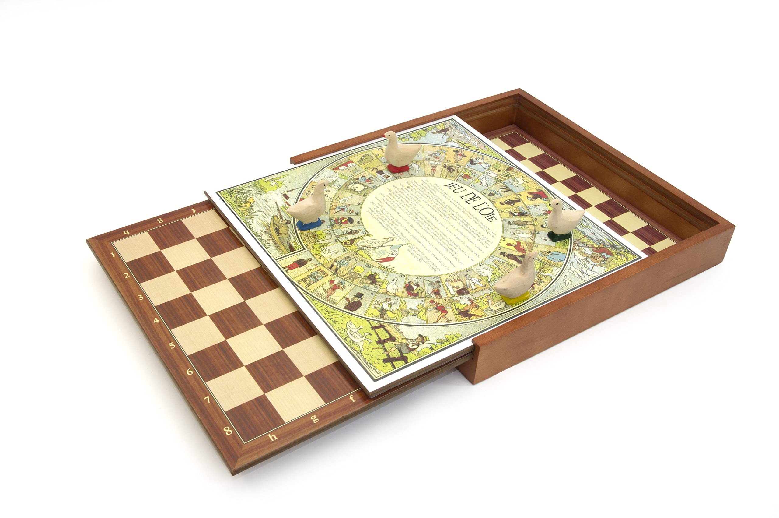 Jeu De Société Coffrets Sapelly De 5 Jeux Avec Plateau Coulissant France Cartes Jeu De Société Coffrets Sapelly De 5 Jeux Avec Plateau Coulissant France Cartes