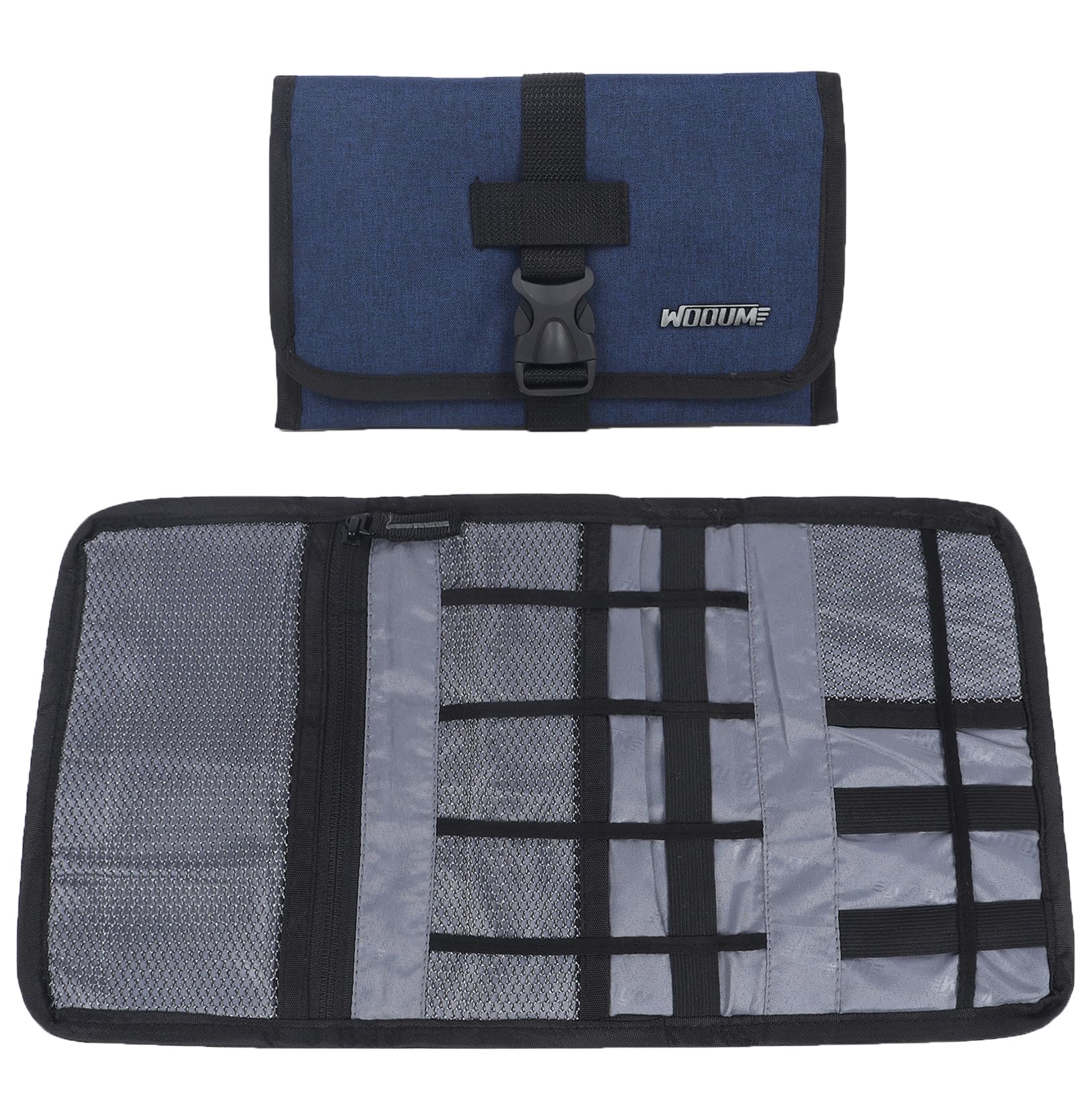 Wooum Cable Organizer Bag, Travel Cable Bag - USB Drive Case - Electronic Accessories Organizer Bag – Gadget Bag Water Resistance - Navy Blue (B0BXHJTT4X) Amazon Price History, Amazon Price Tracker