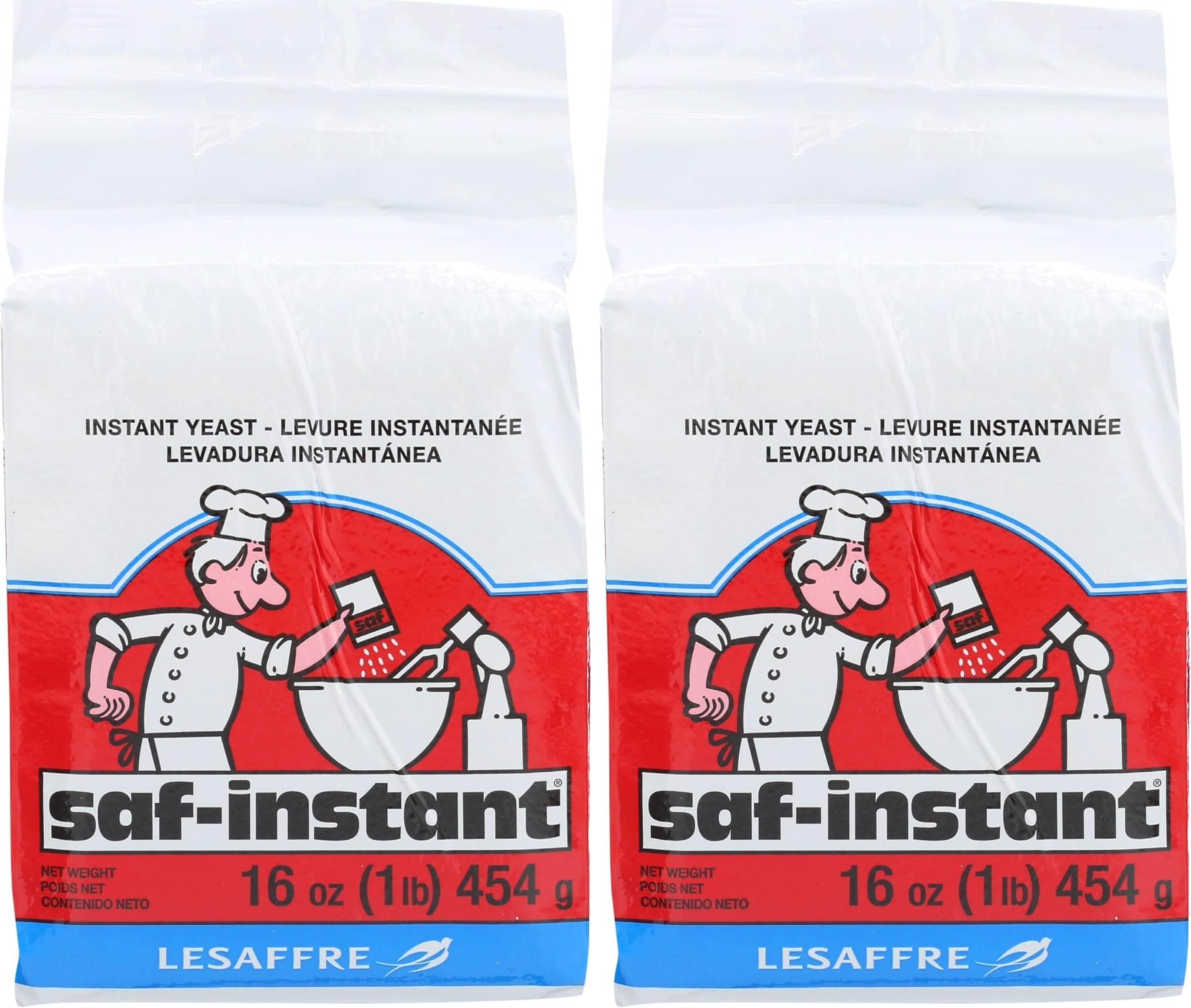 Yeast, 1 Pound Pouch (Pack of 2)