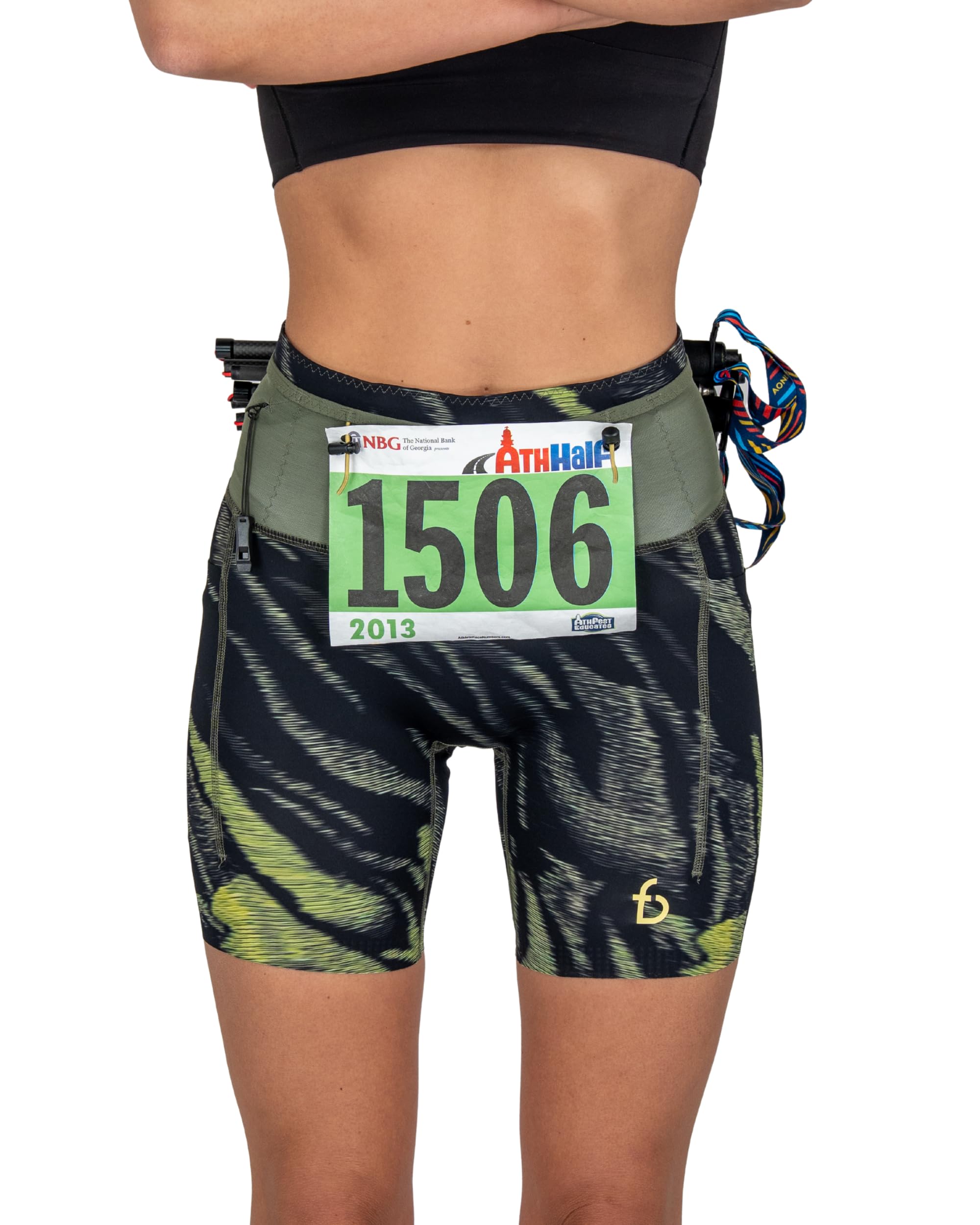 FlipBelt Women's Trail Run Compression Shorts