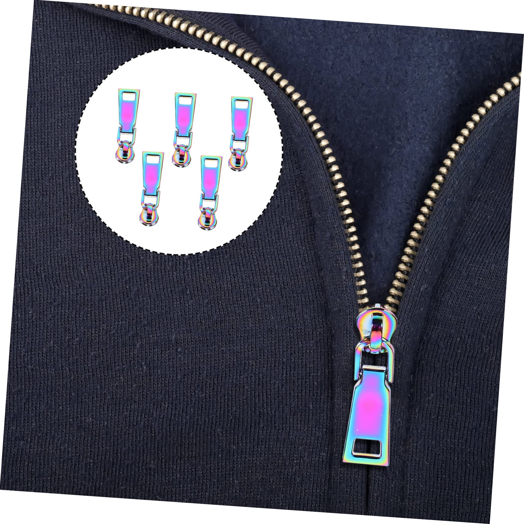 TEHAUX 30piezas Prácticos Tiradores De Cremallera Coloridos Accesorios Para Mochilas y Equipaje Reemplazo De Tiradores De Cremallera Extraíbles