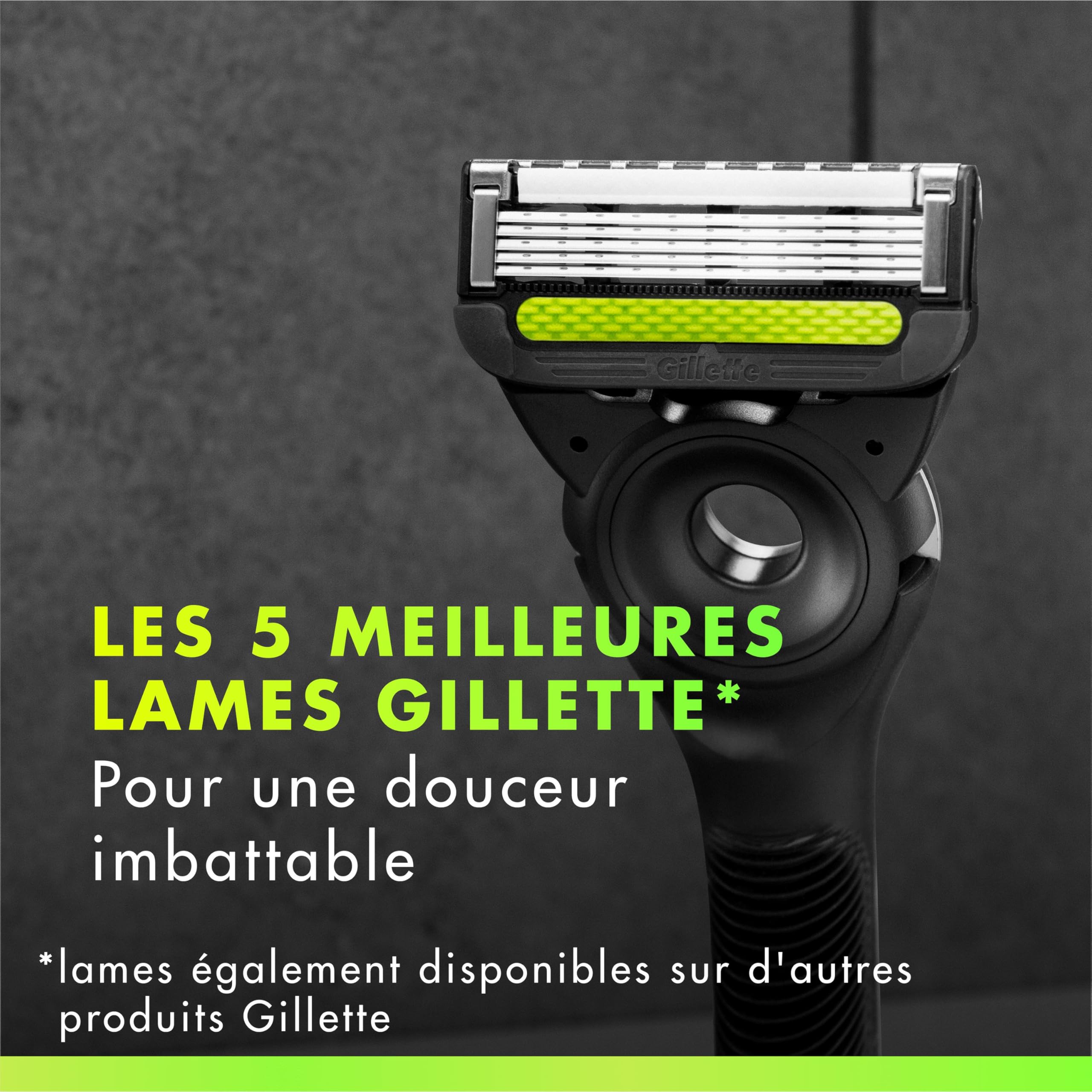 Gillette Labs Lames de Rasoir Homme Pack de 12 Recharges | Cartouches Compatibles avec les Manches de la Série, en Acier Inoxydable, Barre Exfoliante, 1 Rechange Jusqu’à 30 Rasages