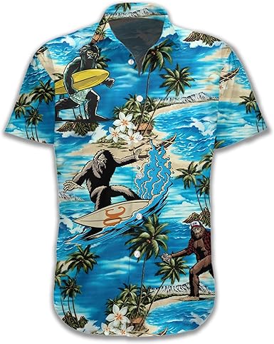 Sasquatch hawaiian shirt Clearance