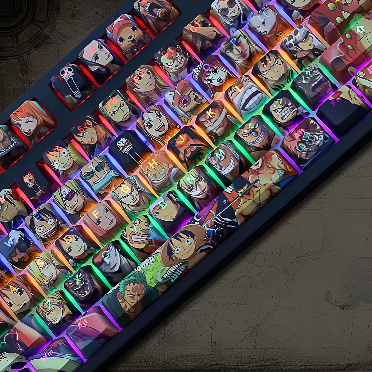 Amazon.com: FKZ Anime Keycaps,108keys 5-Side PBT Dye Sublimation