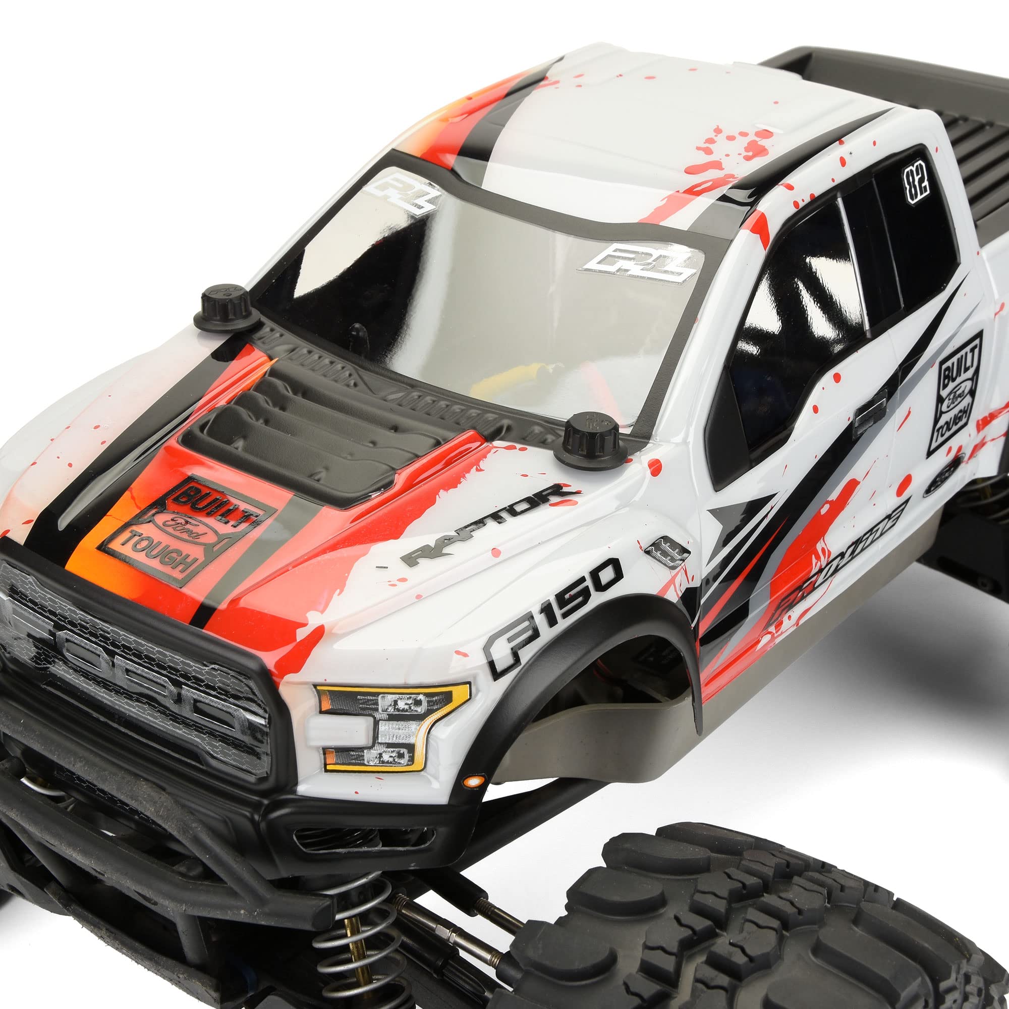 1/10 Pre-Cut 2017 Ford F-150 Raptor Clear Body: Rustler 4x4