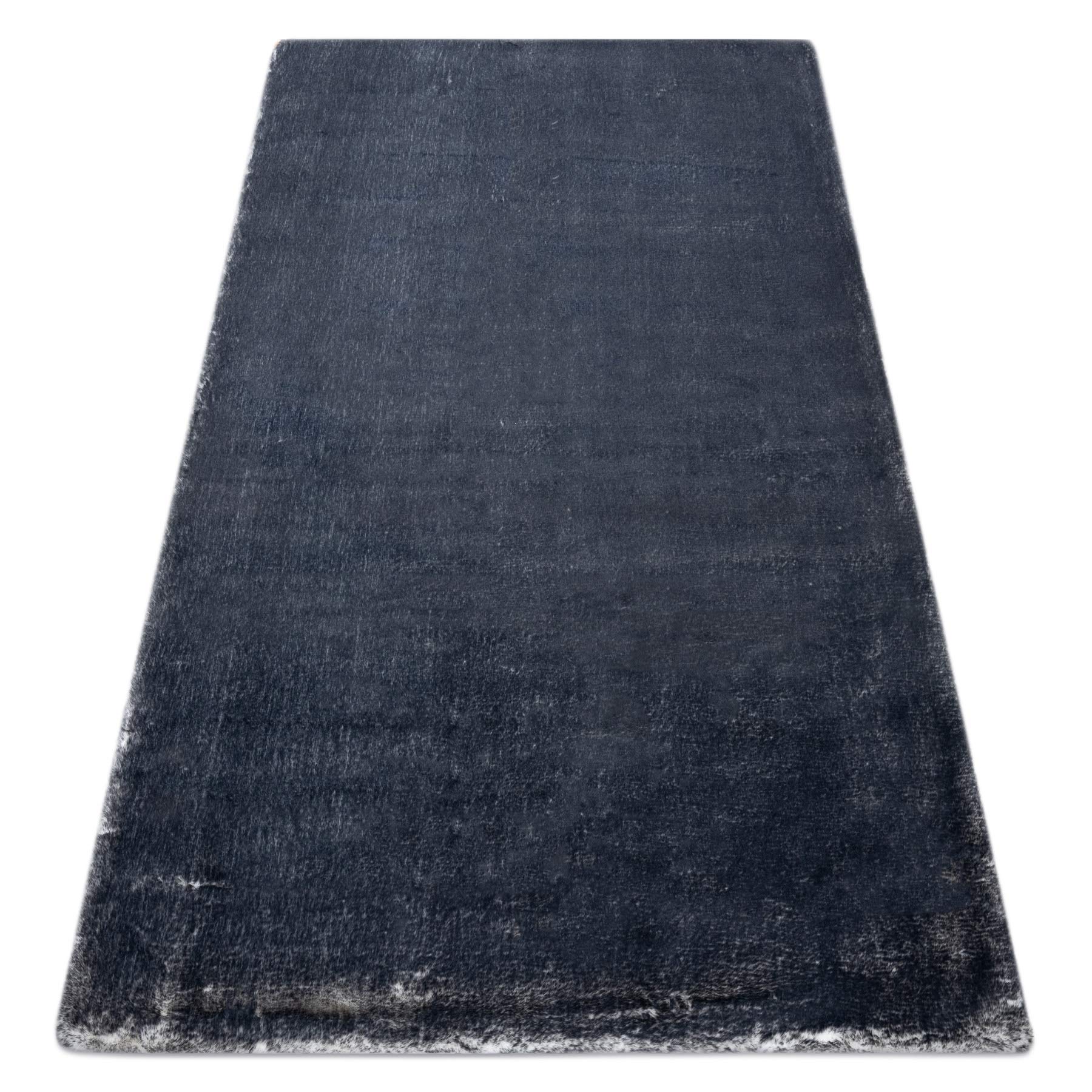 Tapis lavable lapin shaggy rugsx ivoire et noir 133x180 cm
