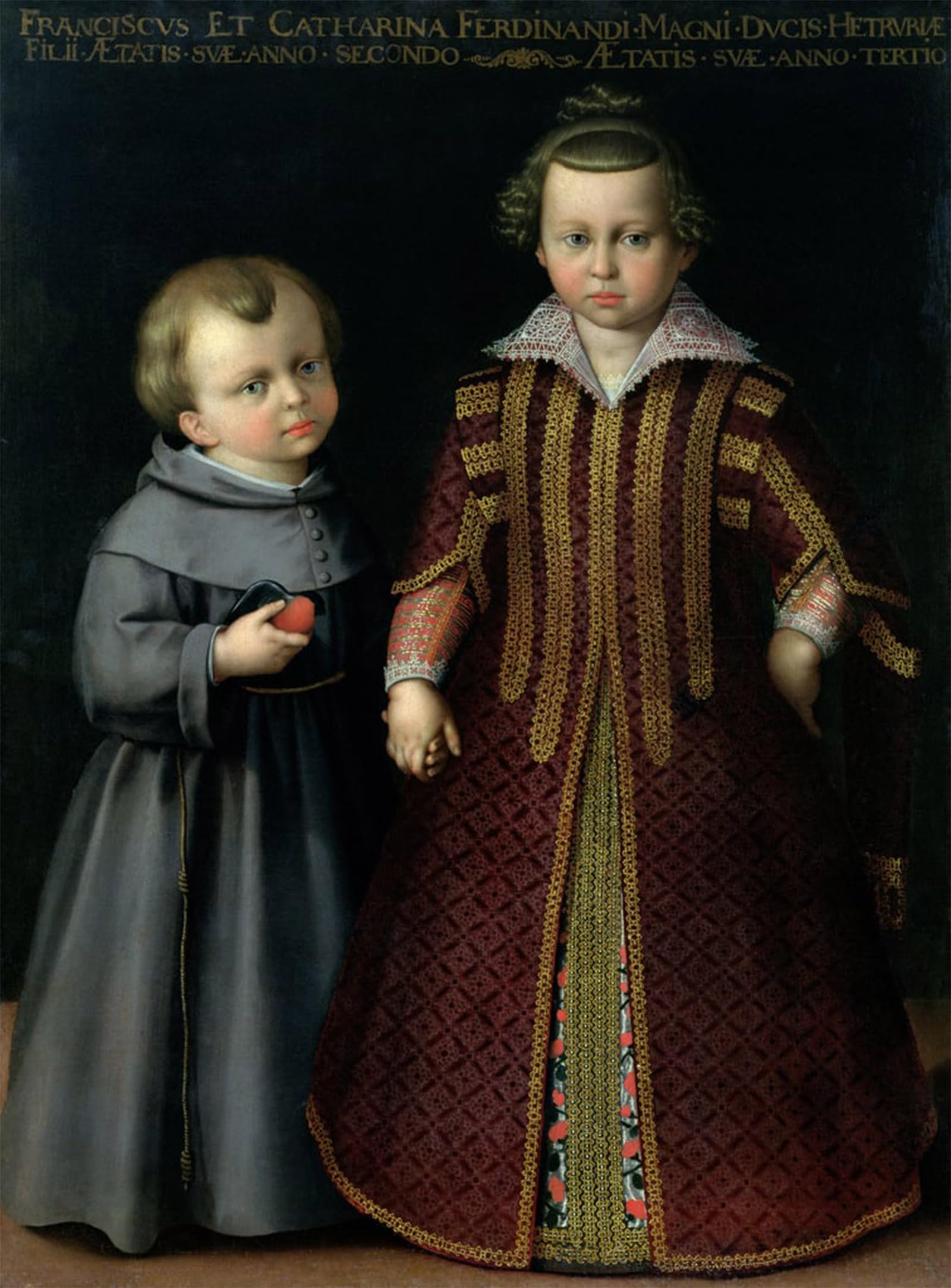 POSTERIIk Famous Print Pop Art Wall Art Graffiti Francesco and Caterina De Medici by Cristofano Allori Art Prints for Home Decor 60x90cm