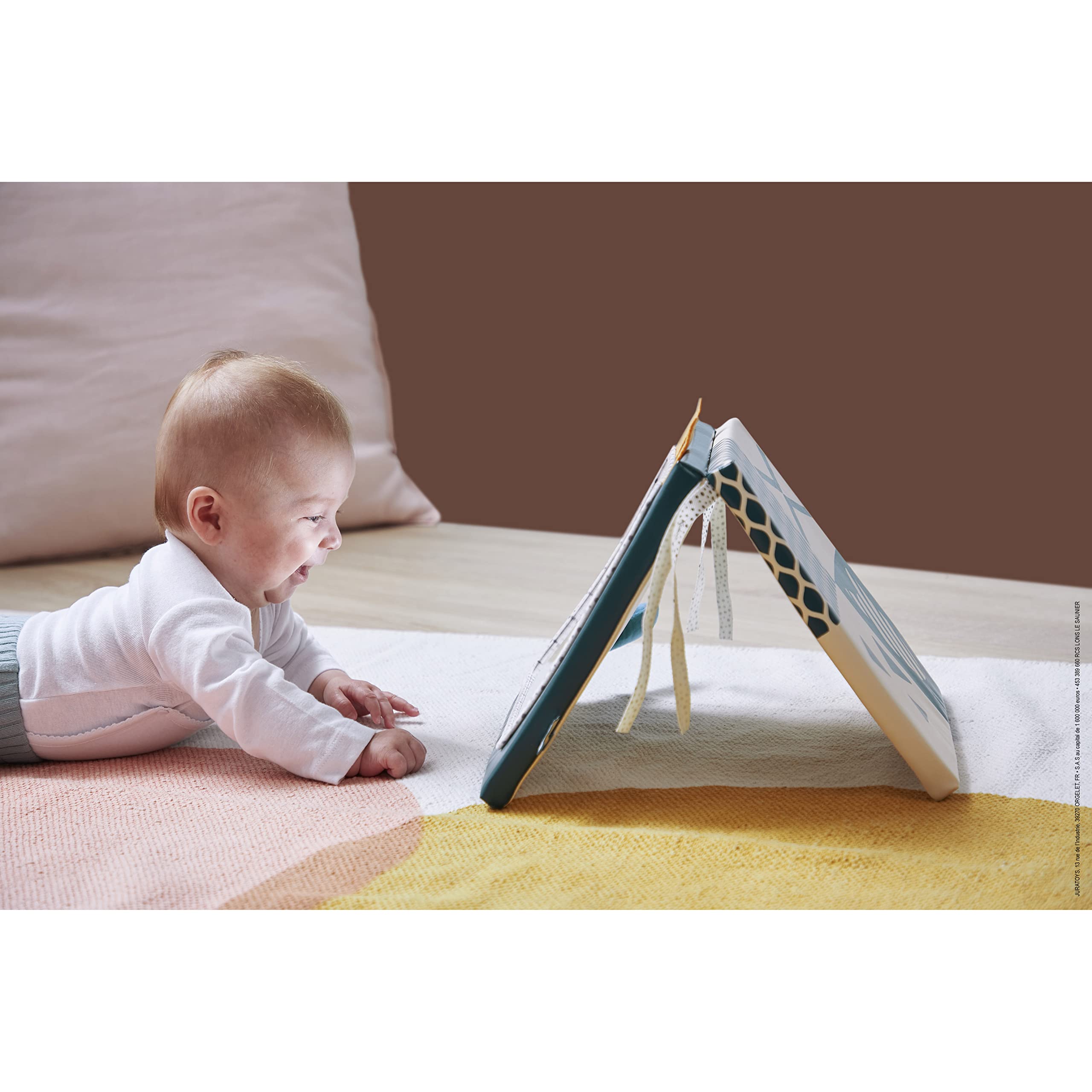 KALOO - Stimuli - Mi Espejo Sensorial Reversible - Juego Sensorial Bebé - 4 Caras Distintas - Vista y Propiocepción - Desde el Nacimiento, K227001