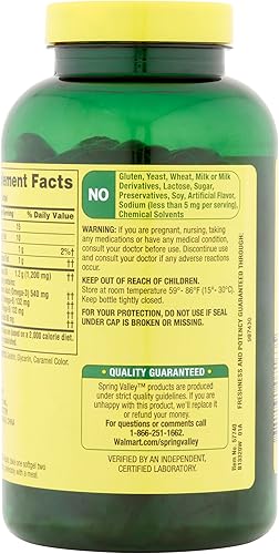 Miniatura 4 de Valle de primaveraAceite de linaza 1200mg 200softgels