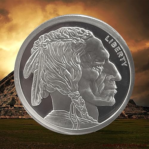 Miniatura 2 de 1 oz .999 Buffalo Authentic Silver Round