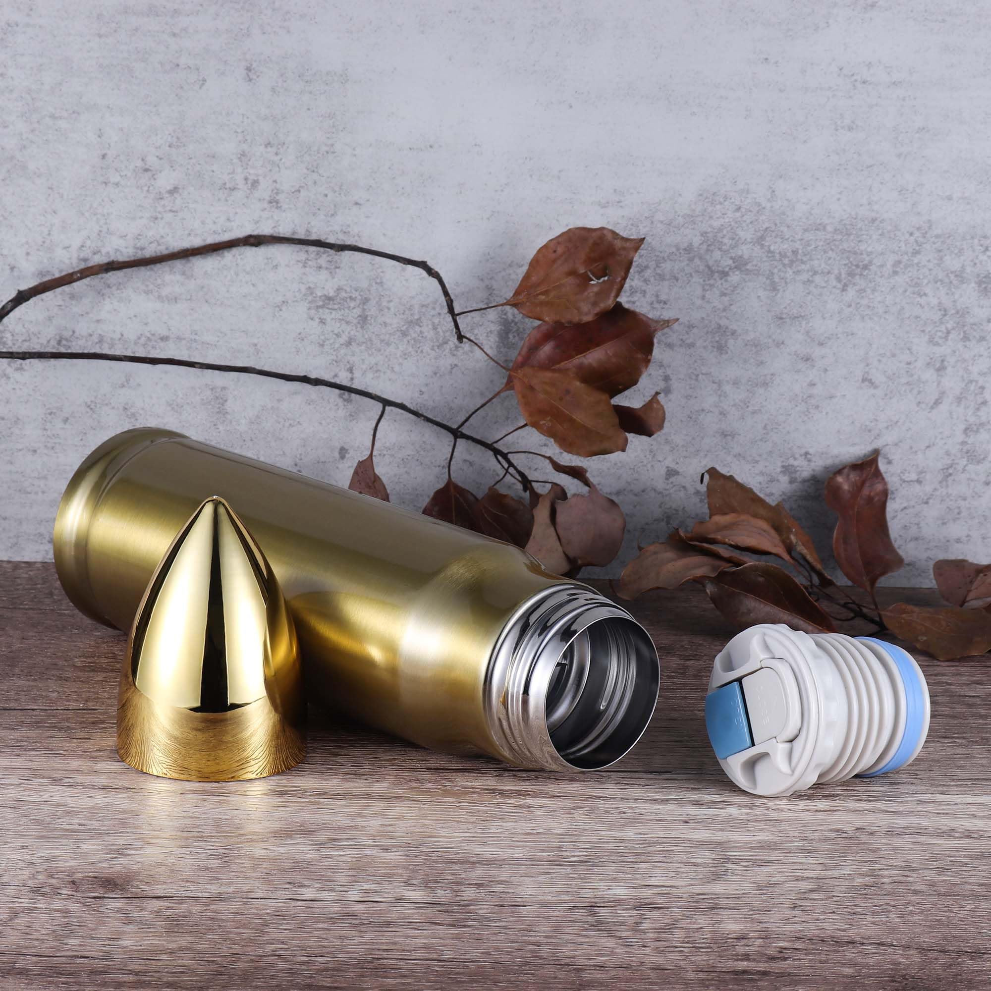 TYLT Power Bottle 2.0 Borraccia Termica 680ml Con Power Bank Magnetico 5700mAh - Nero - 6