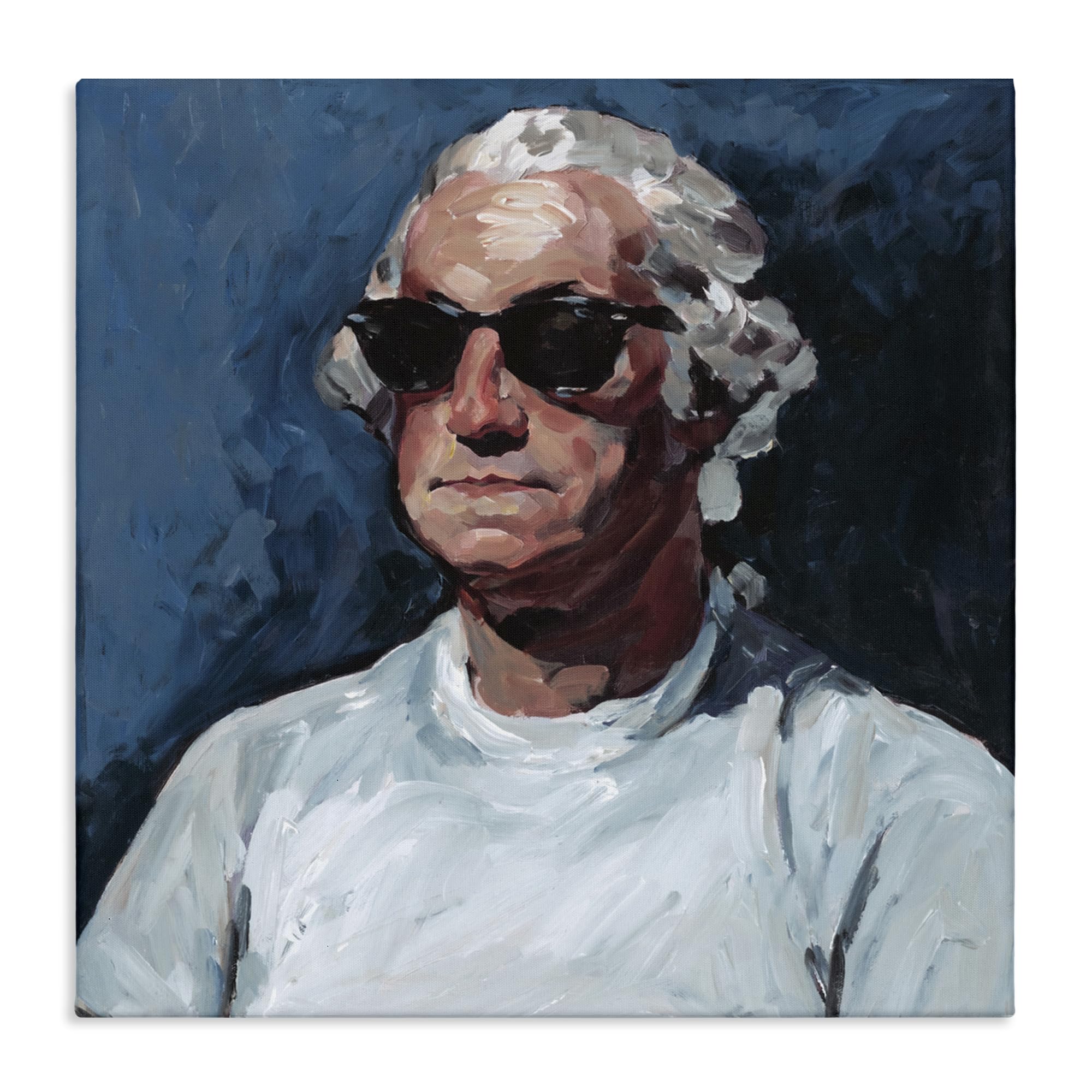 Stupell Industries Unframed 'Washington With Shades'| Canvas Art