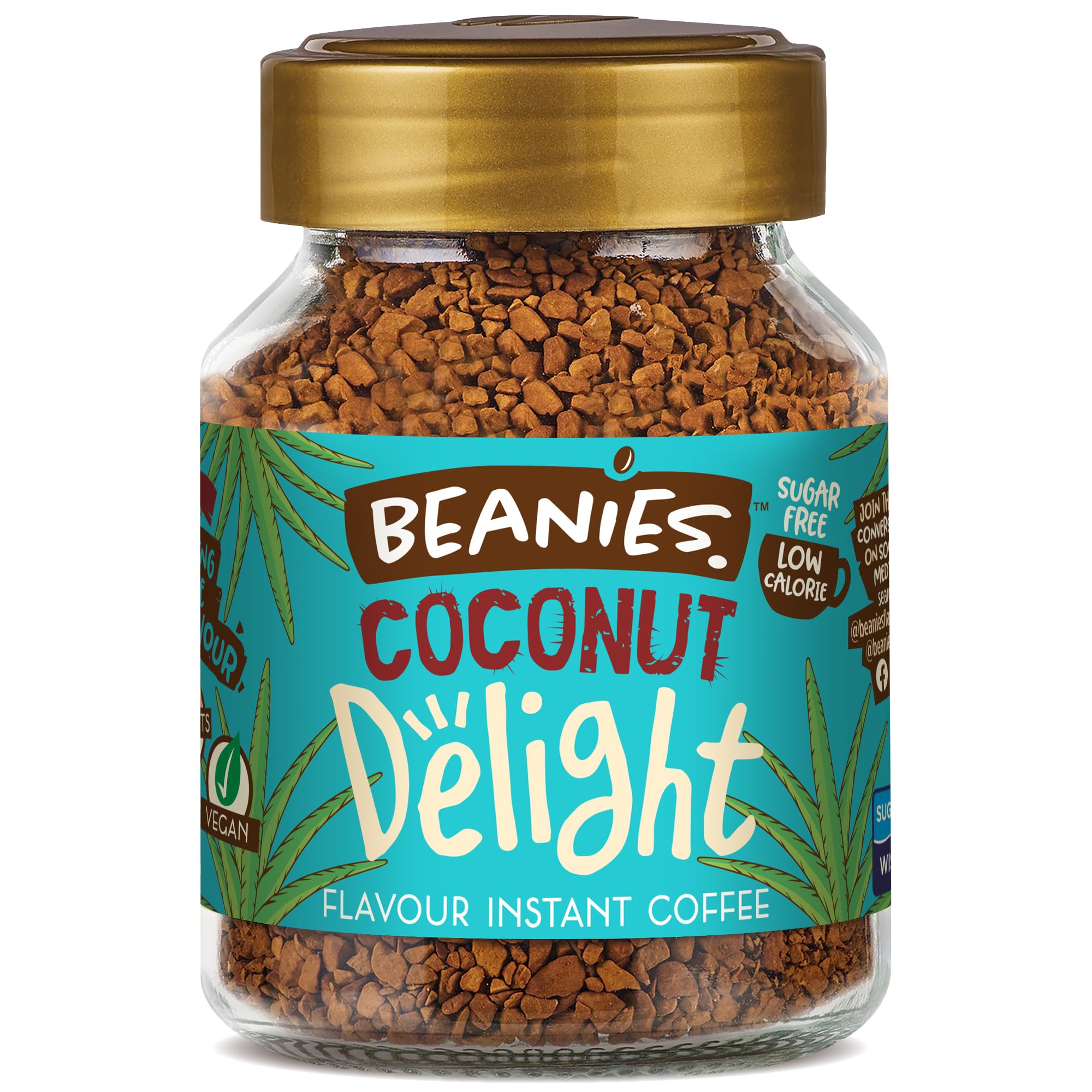 Beanies The Flavour CoCoconut Delight Instant Coffee 50 g (Pack of 6)