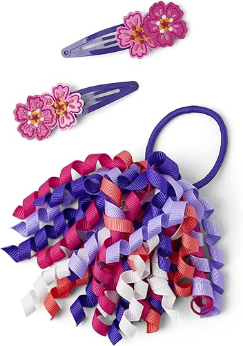 Gymboree, Diademas y accesorios para el cabello para niños pequeños, paquete de 3 flores de isla, talla única
