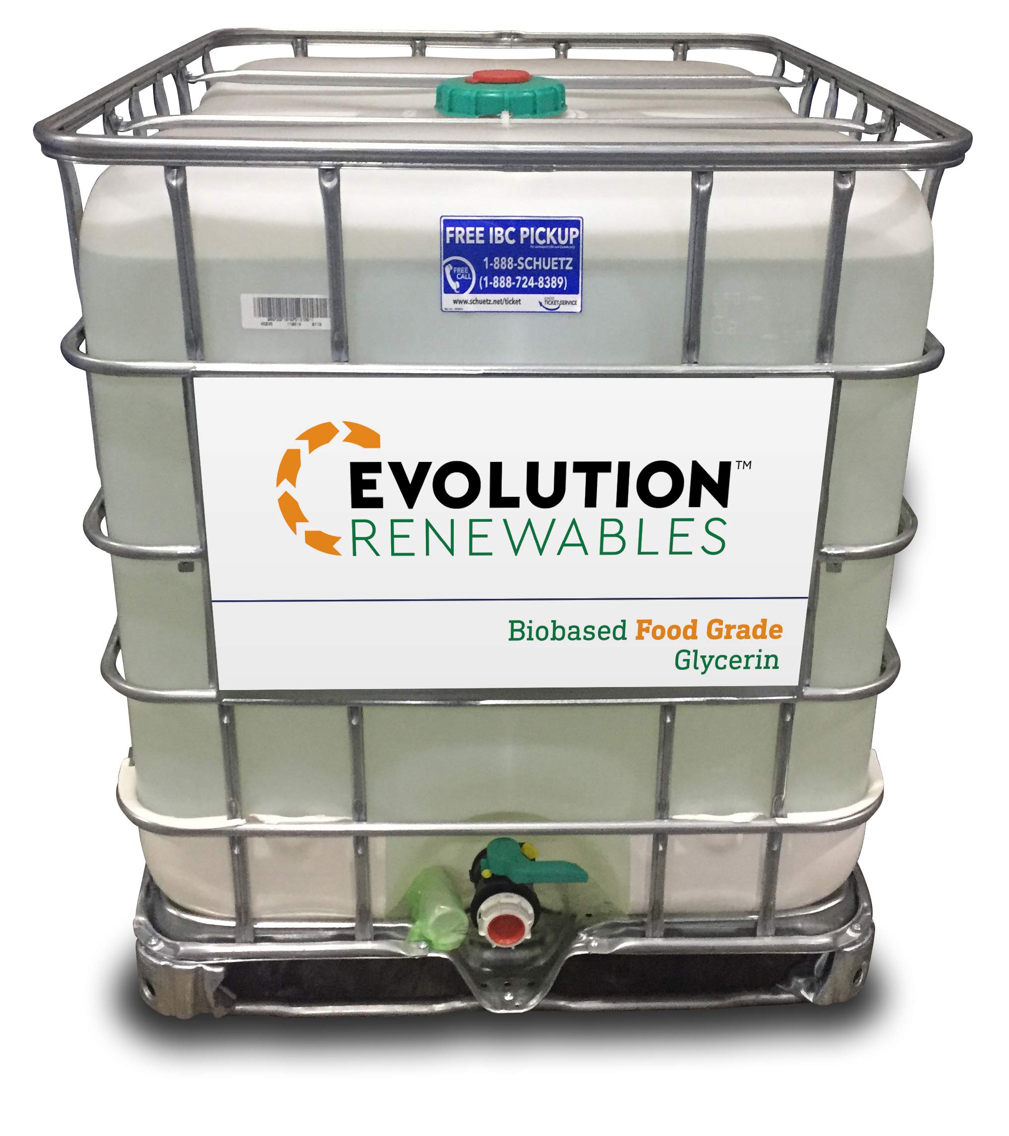 Evolution Renewables Glycerin – Food Grade (Tote 2500 LBS)