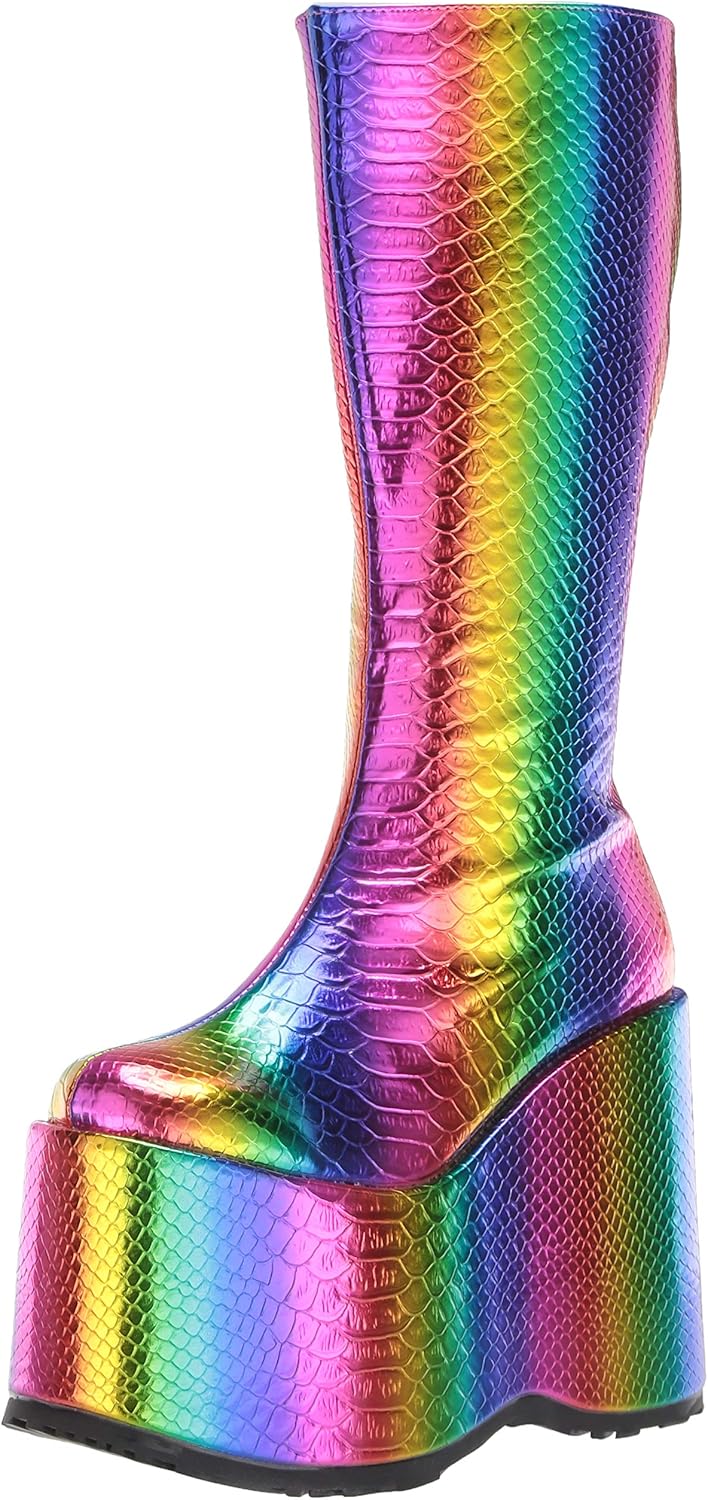 Ellie Shoes Women's 500-AMARA Fashion Boot, Multi, 14 M US