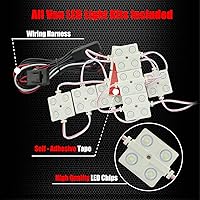 Vista 6 de Kit de luz LED interior Ampper, para furgoneta, Blanco