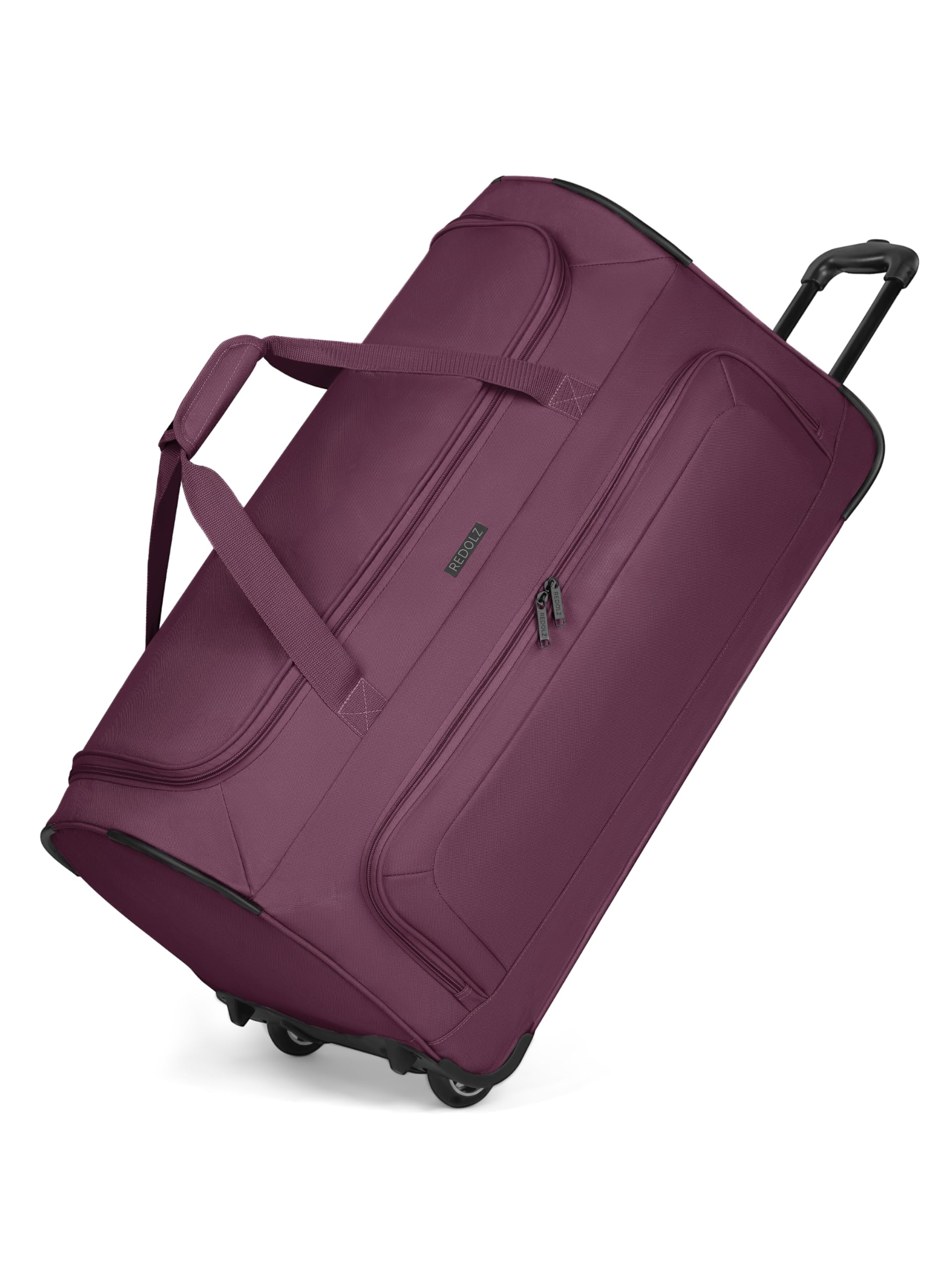 REDOLZ große L Trolley-Reisetasche mit Rollen 71 cm | 81 Liter | für Männer & Frauen (Duffle Essentials)