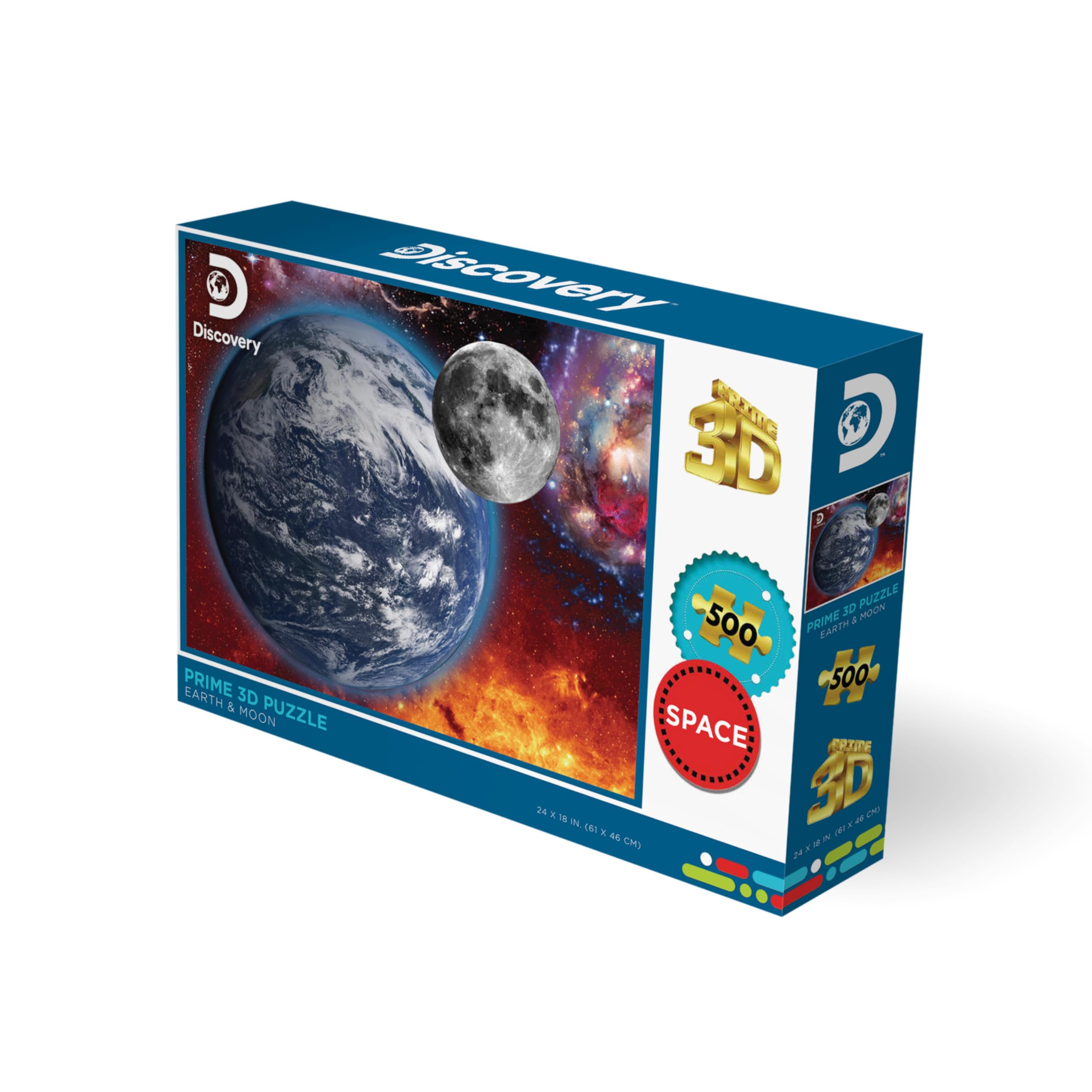 Amazon.com: Prime 3D Discovery Space, 500-Piece 3D Jigsaw Puzzle