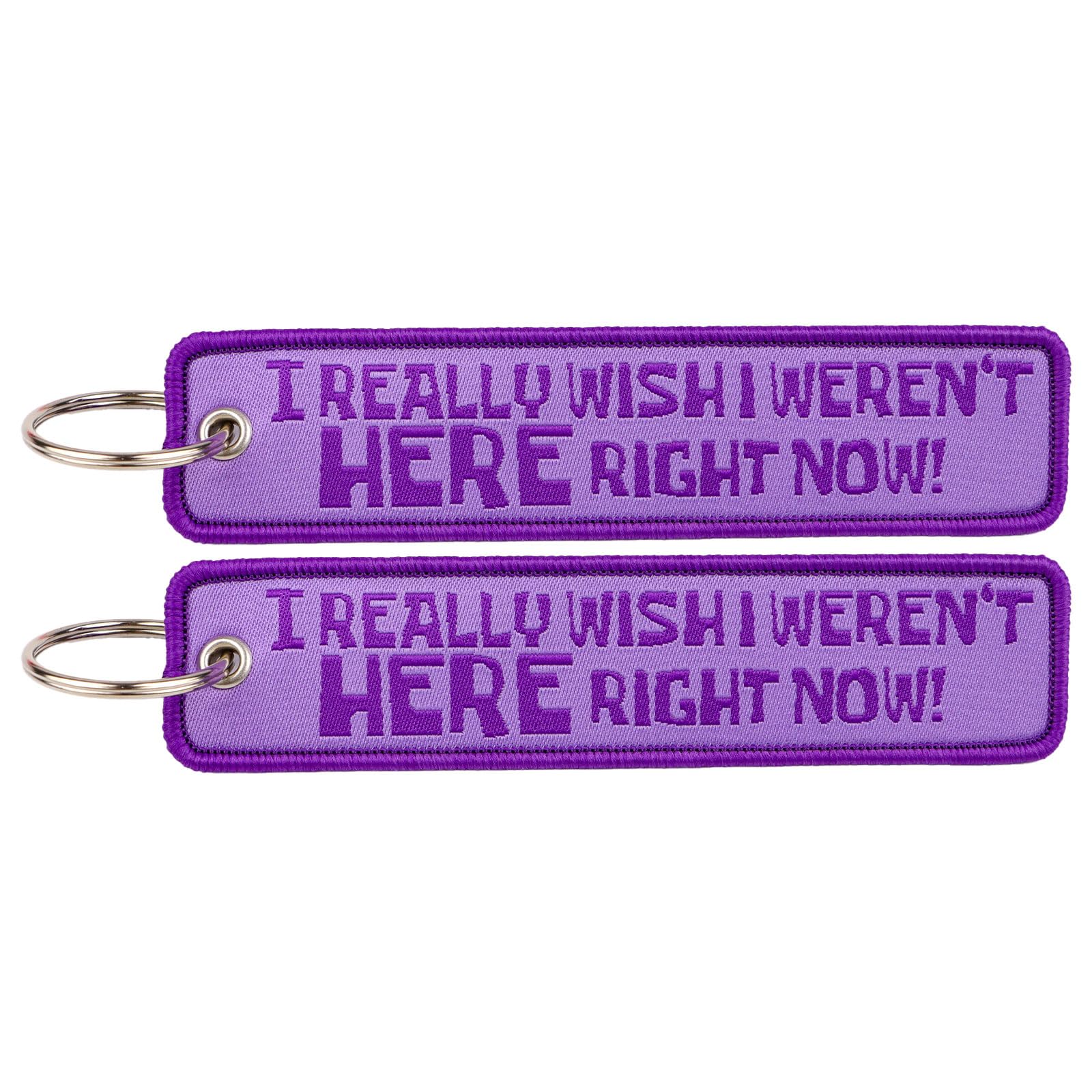 BKBKAAK Woven Keychains (2-Packs) - Motorcycle Key Tag for Keys, Cars, Scooters, Aesthetic Key Chain for Women, Teacher, Men