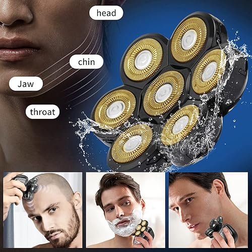 Miniatura 7 de Cabezal de repuesto para afeitadora eléctrica para hombre, cabezal de afeitadora eléctrica 7D, cabeza de cierre 7D, cabeza de repuesto