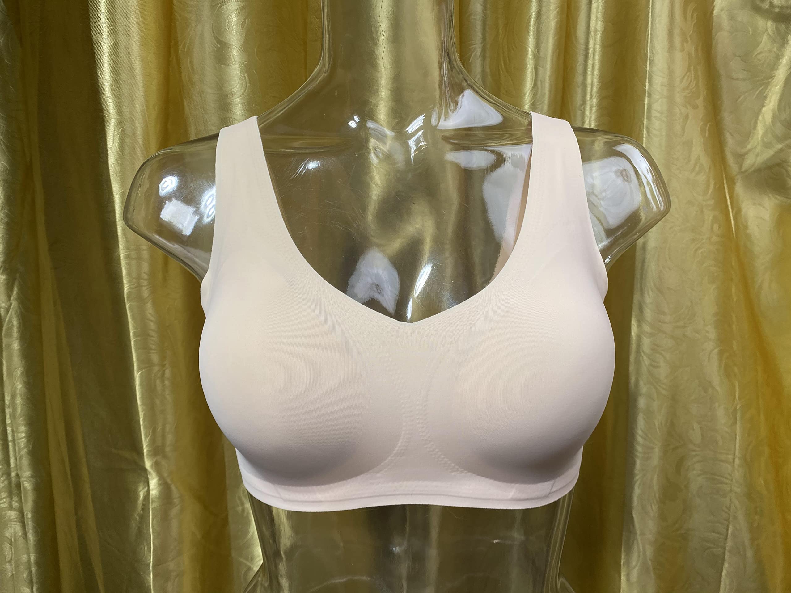 Reggiseno mastectomia senza cuciture per le donne protesi al seno con tasche reggiseni per dormire morbidi reggiseni quotidiani con cuscinetti rimovibili