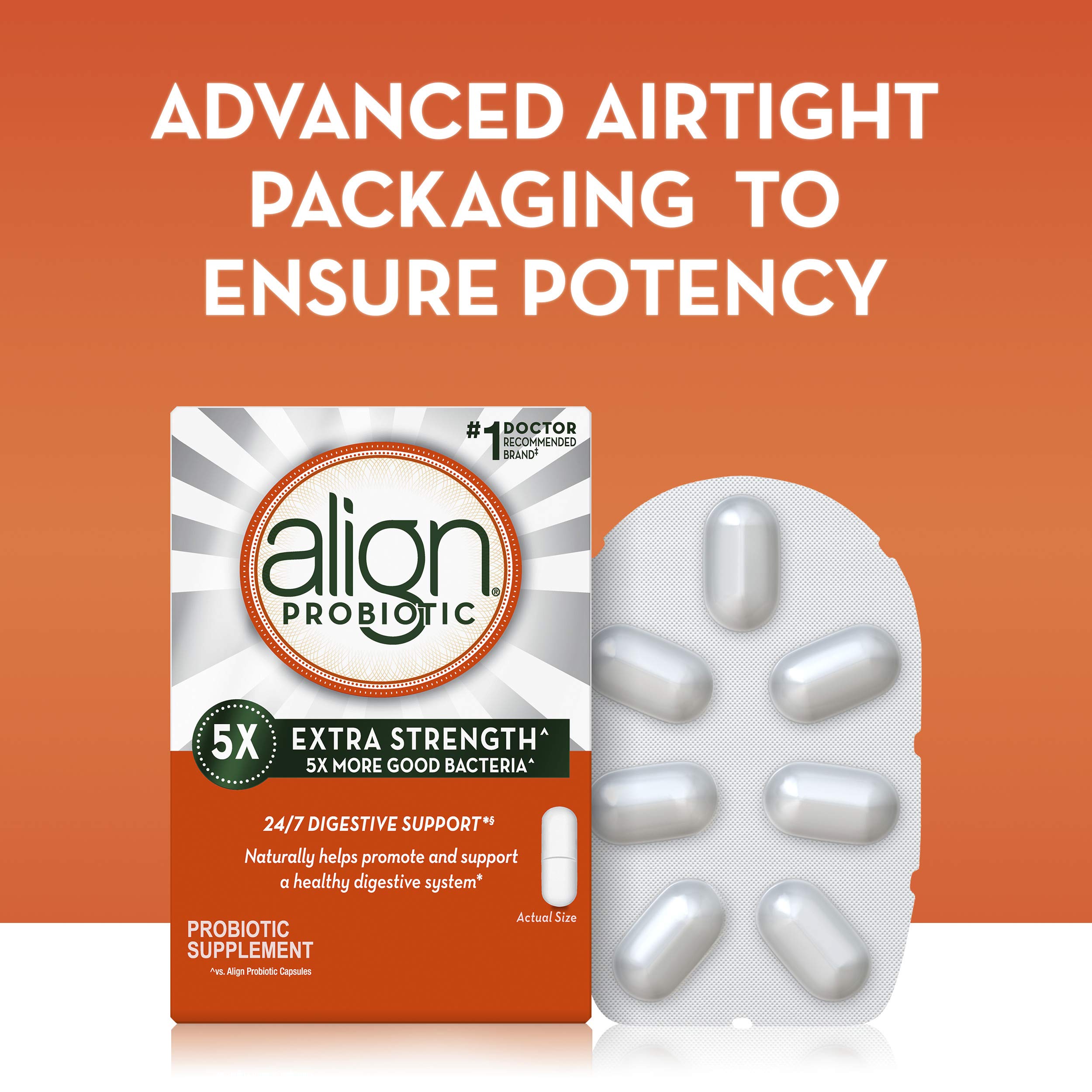 Align Probiotic Extra Strength, 1 Doctor Brand, 5X more