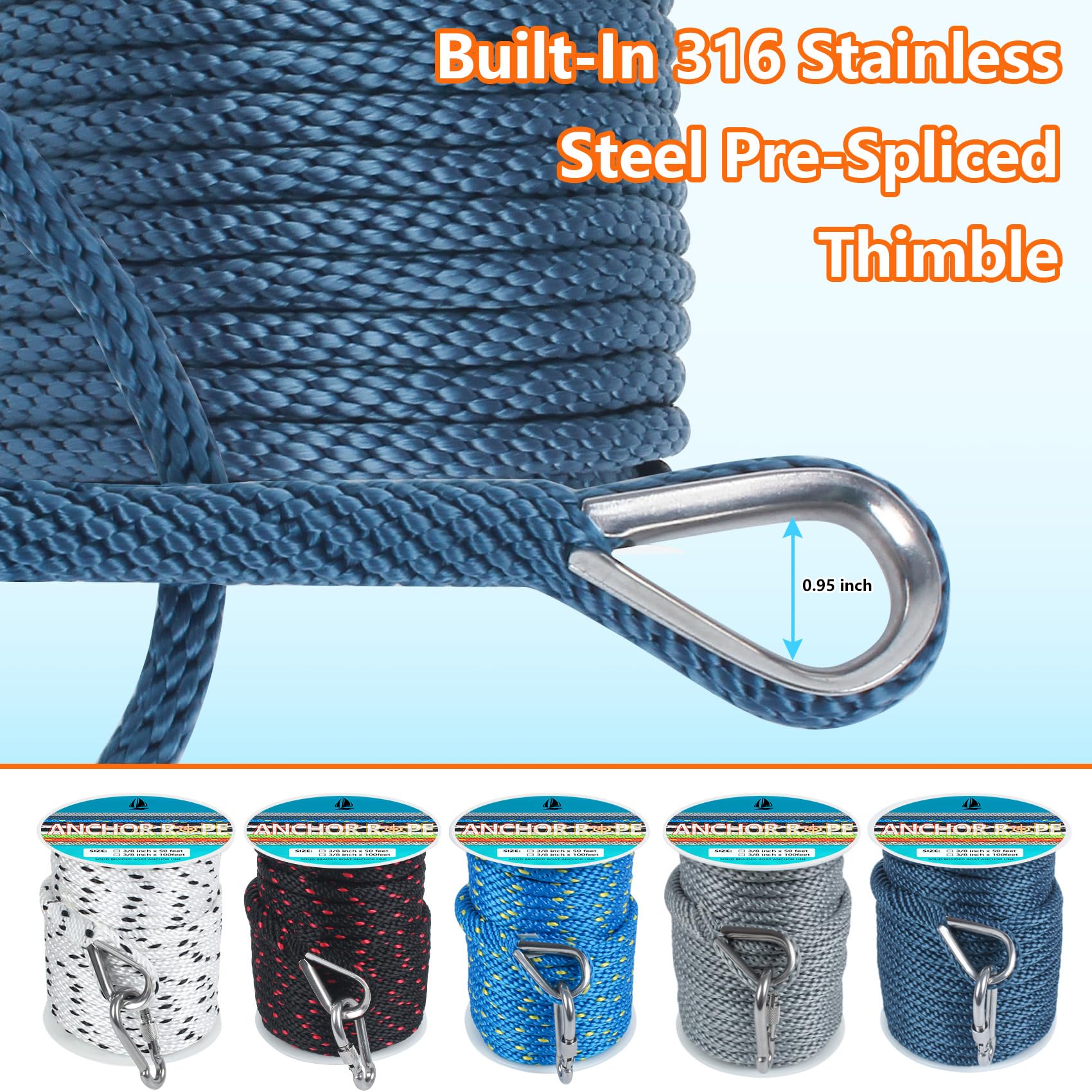 Rodes And Ropes Anchor Rope Five Oceans Anchor Rode, Hand Spliced Rope And Chain ...