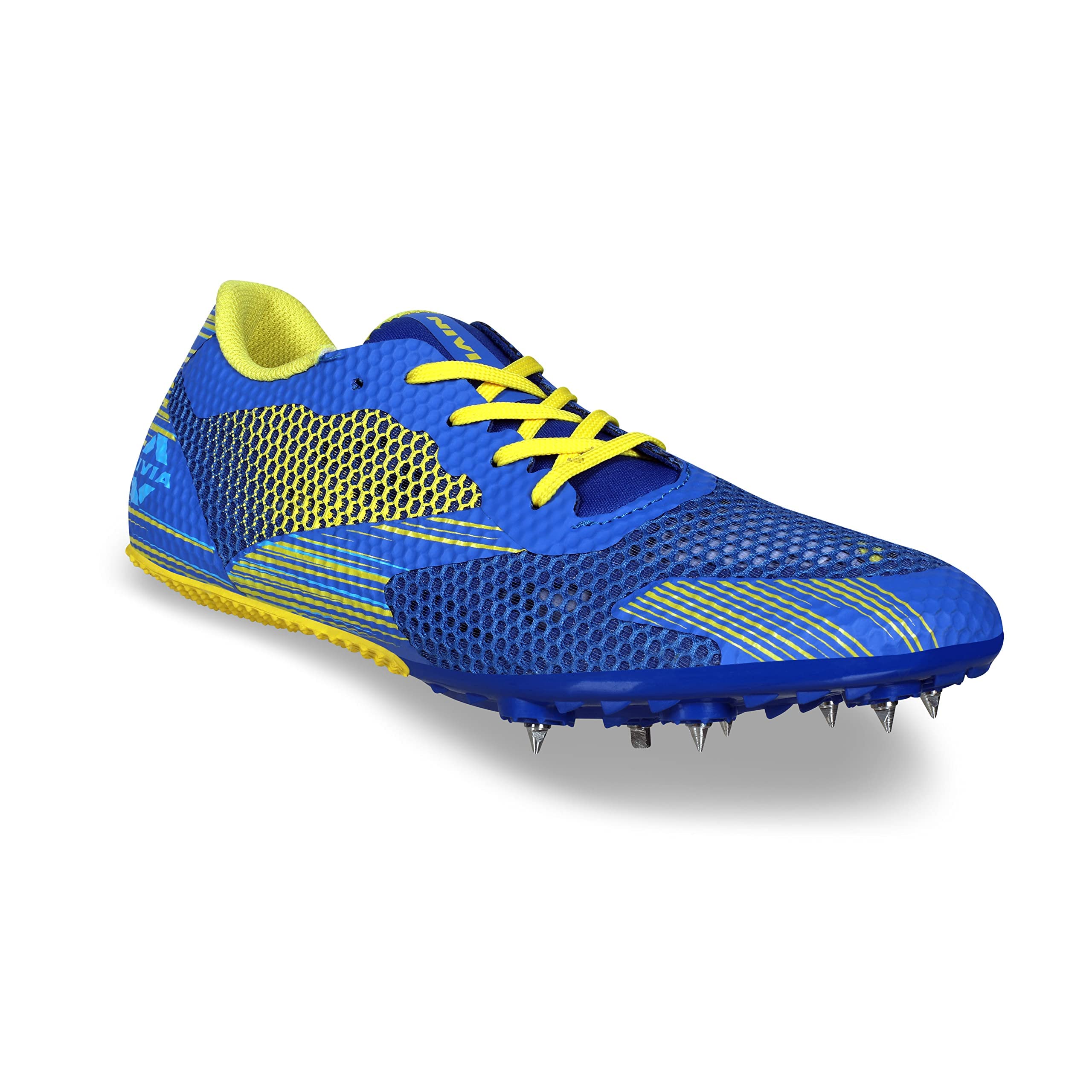 Nivia Track and field-400 Shoes for Men, Running Shoes, Athlete Shoes, Running Spikes for Men, Running Spikes for Athletics, Track and Field Shoes for Men (Blue) UK-07 (B0B6PPJ2QQ) Amazon Price History, Amazon Price Tracker
