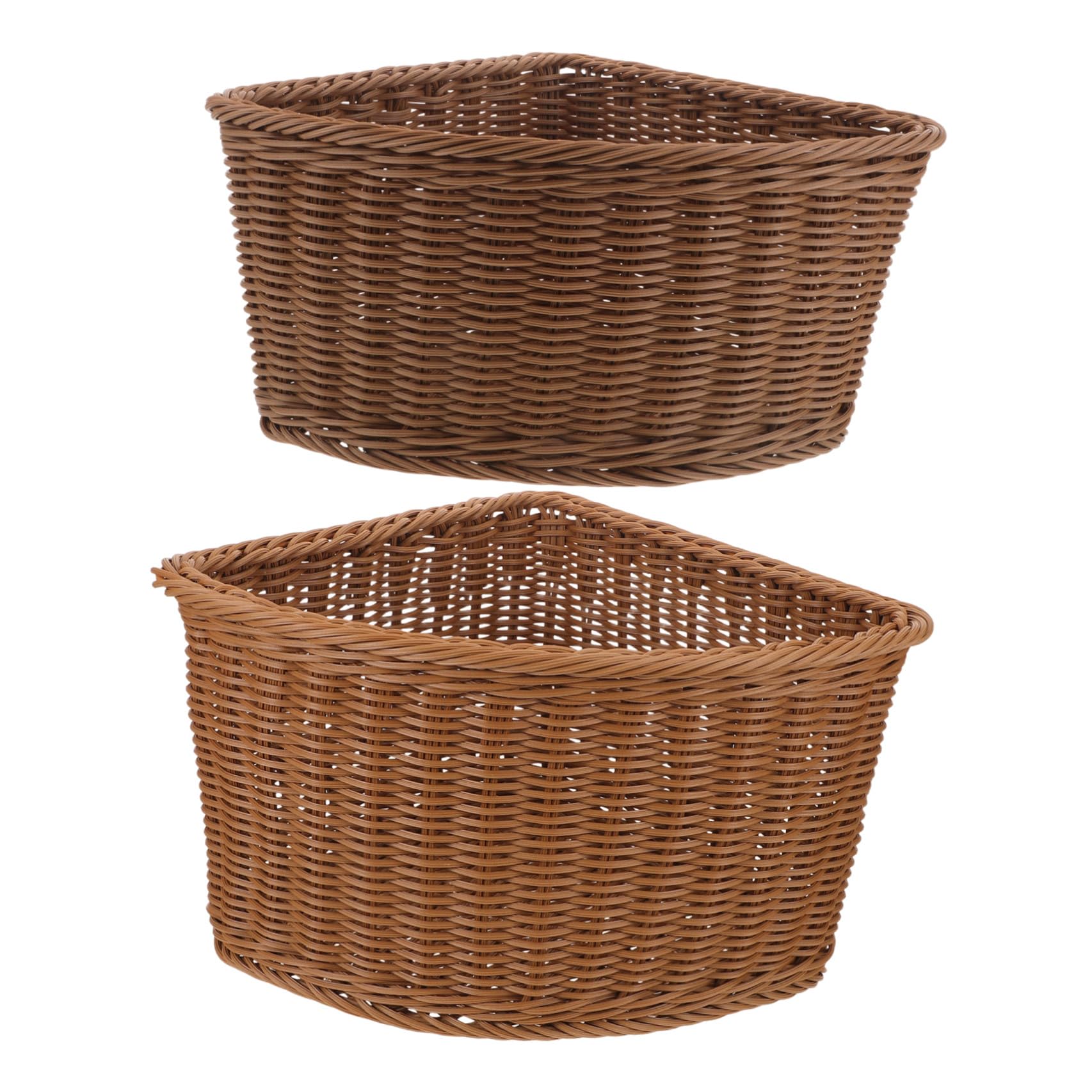 Cesta de almacenamiento para baño contra el desorden en esquinas y escritorios