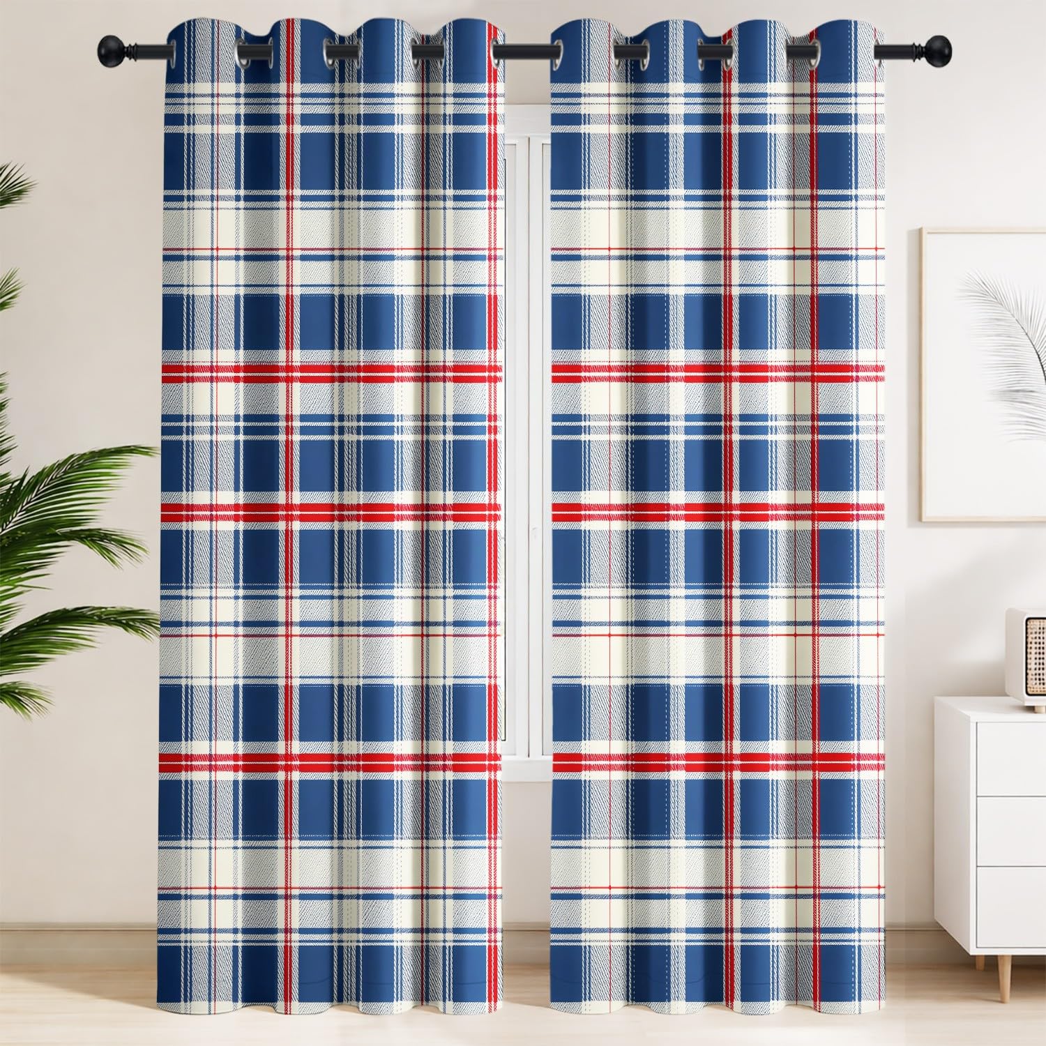 Rideaux occultants à œillets pour une chambre d'enfant cosy