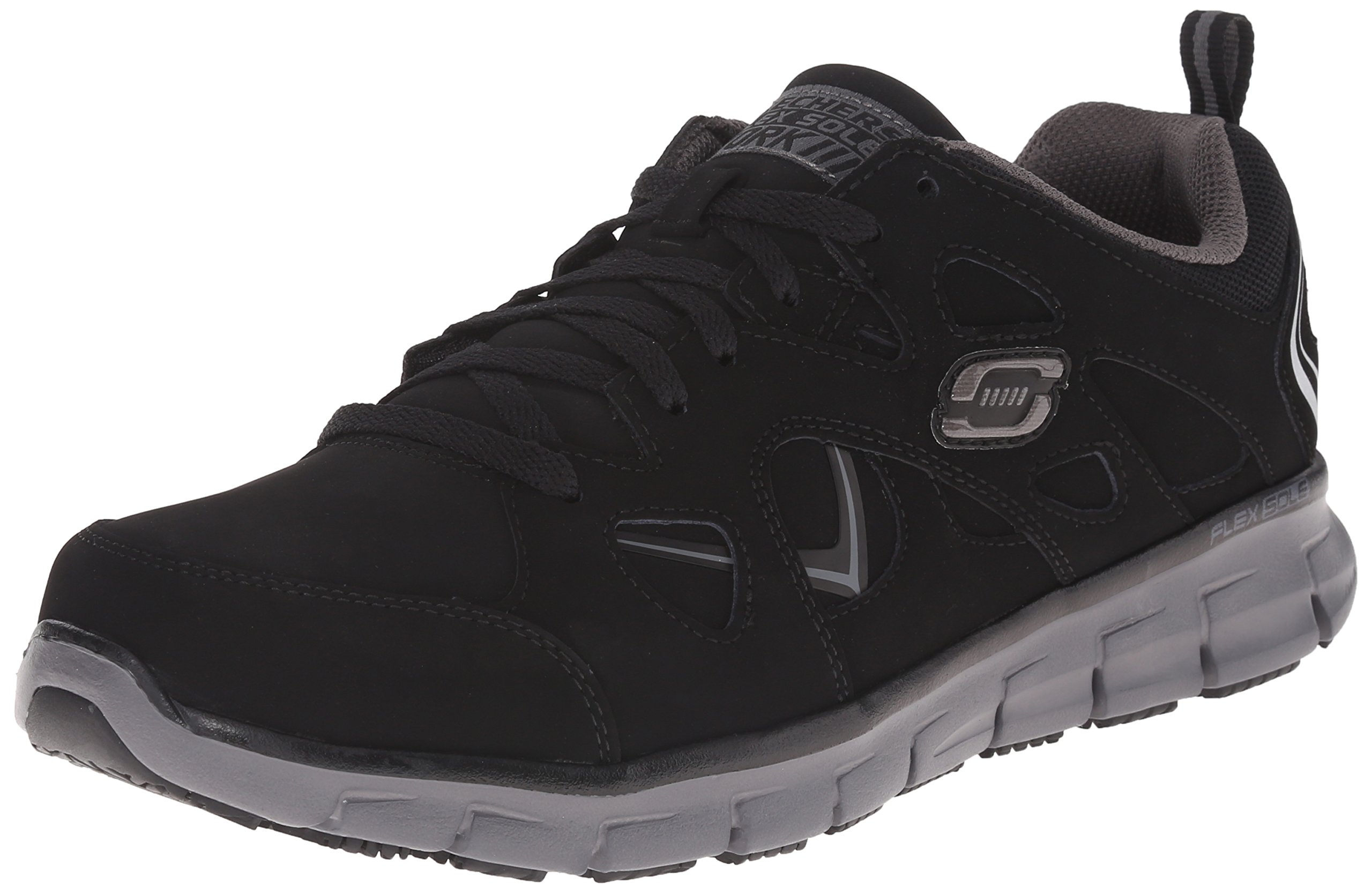 Skechers for Work Men's Synergy Hosston Slip Resistant Work Shoe