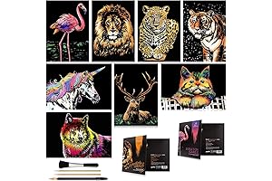 Amazing Scratch Art Paper for Creative Cat Lovers and Tumblers