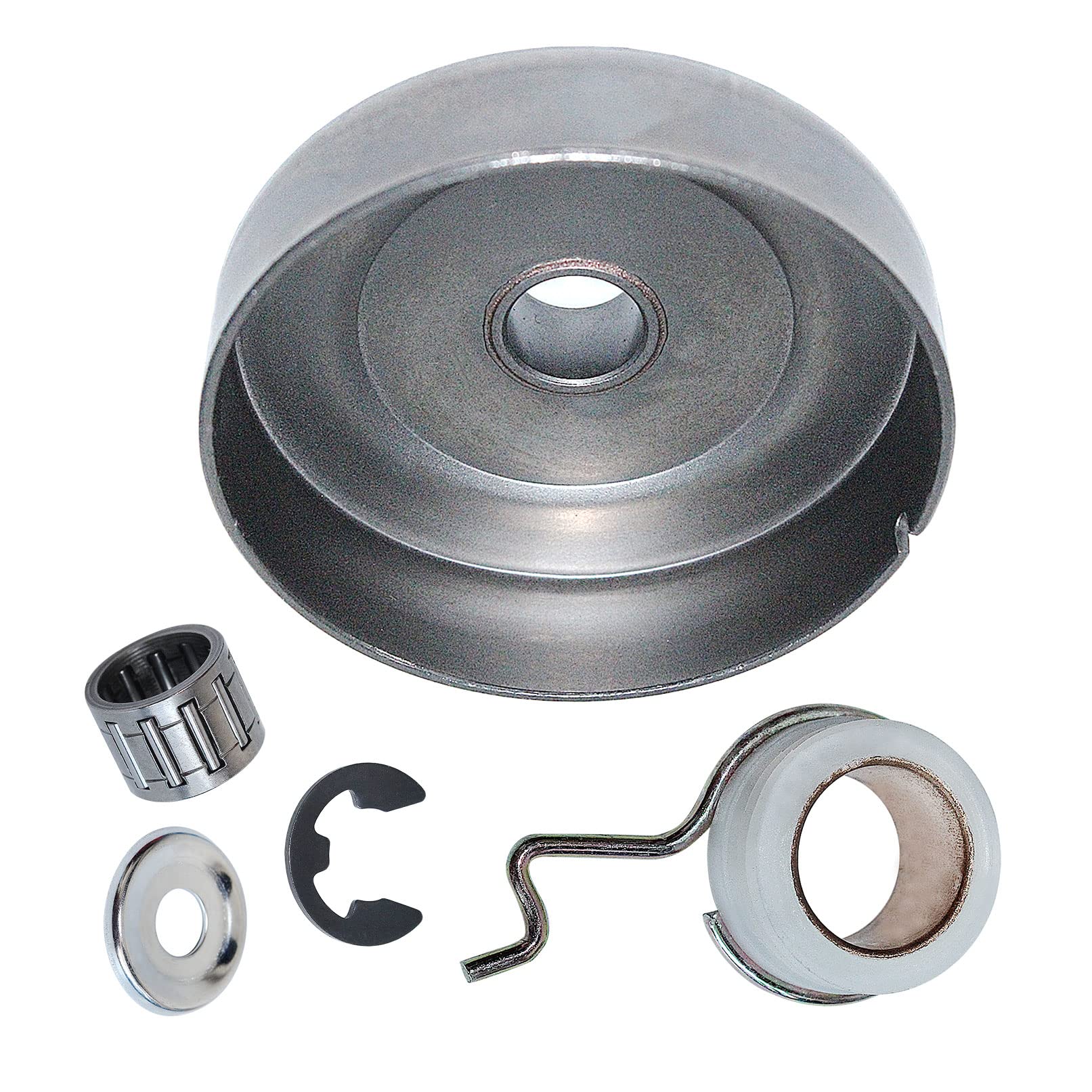 Gubeter Clutch Drum Kit with Pinion 3/8" - 6T for Stihl MS171 MS181 MS211 Chainsaws with Needle Bearing Clip Worm Gear - Image 4