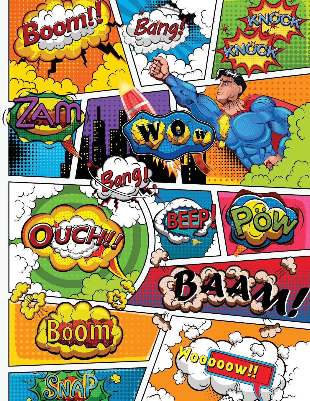 Blank Comic Book (Create Your Own Comic Strip): 175 Comic Pages, Premium Blank Comic Panels (Large, 8.5 x 11) (Blank Comic Strips)