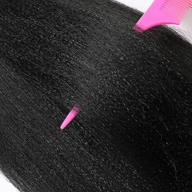 Braiding Hair pre stretched 20 Inch 8 Packs Prestretched Braiding Hair Extensions For Braids Easy Braid Synthetic Professional Soft Yaki Texture,No Itch(20in,1b)