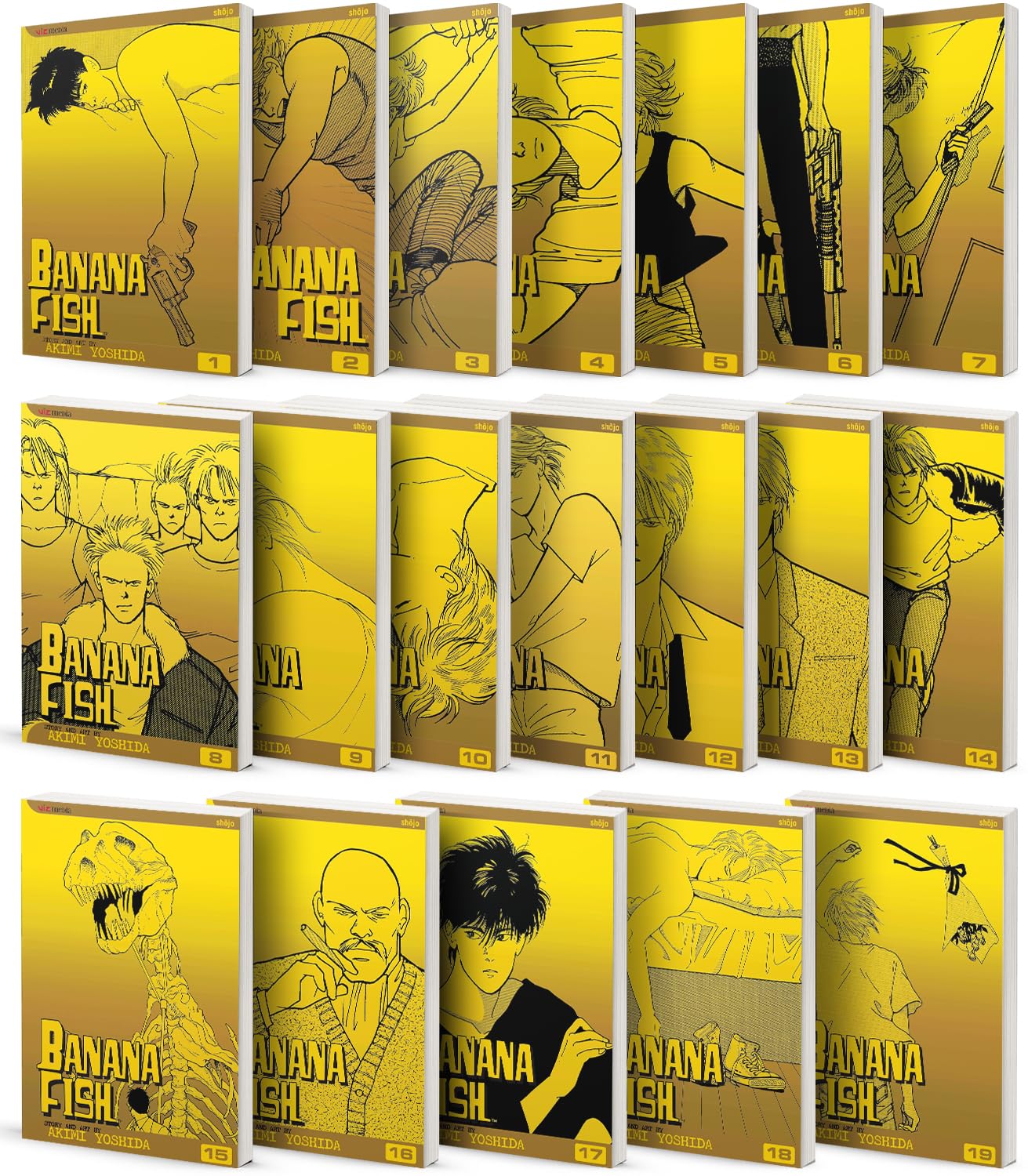 BANANAFISH 全巻1-20 Banana Fish Manga Complete 19-book Set Vol. 1 